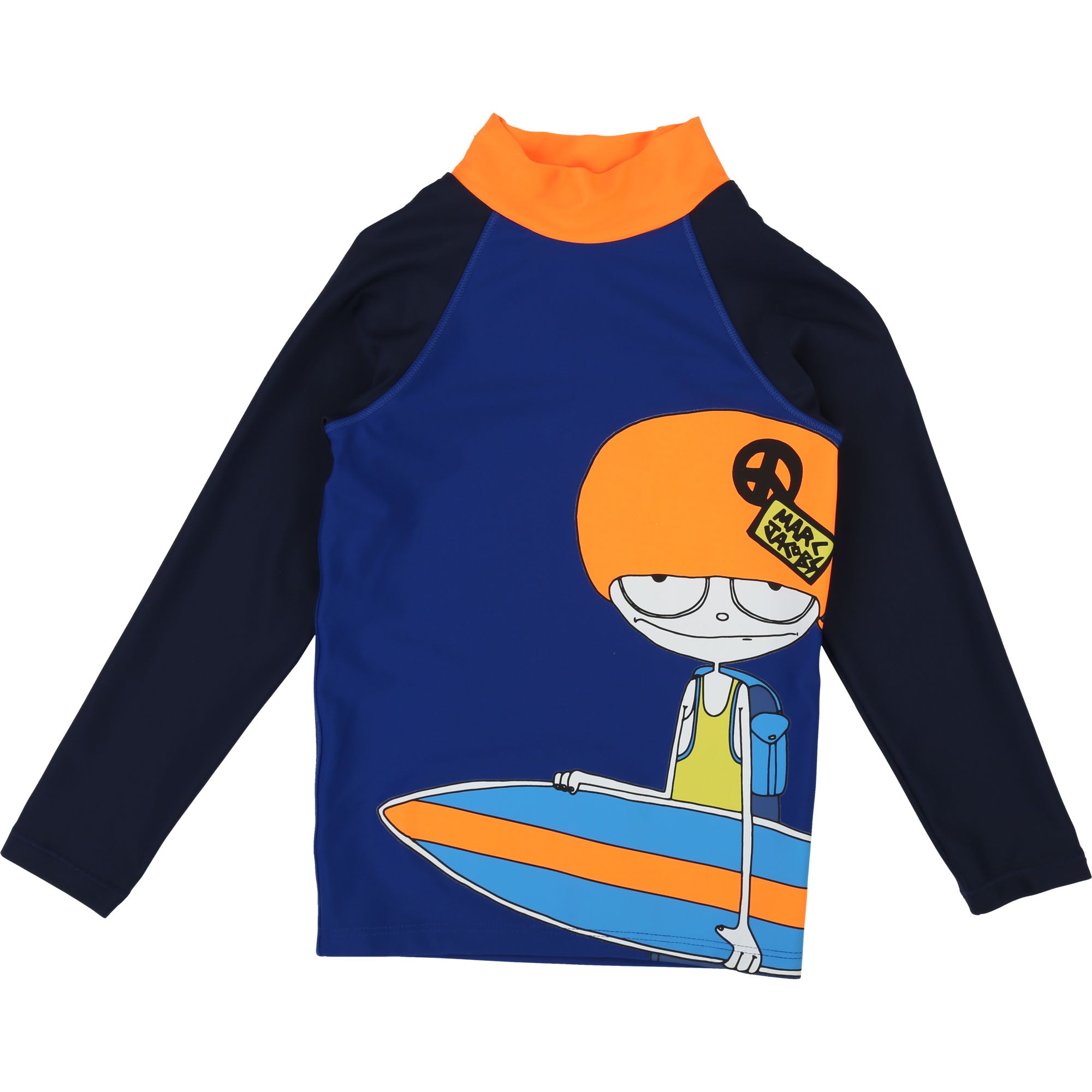 Boys Blue & Orange Shirt