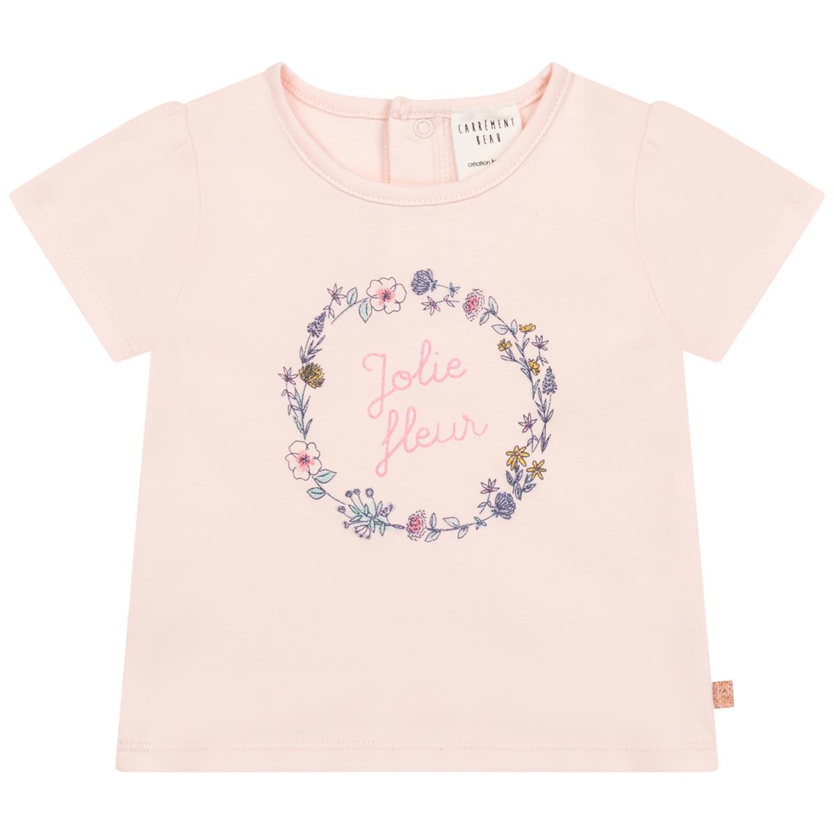 T-shirts roses pour bébés garçons et filles
