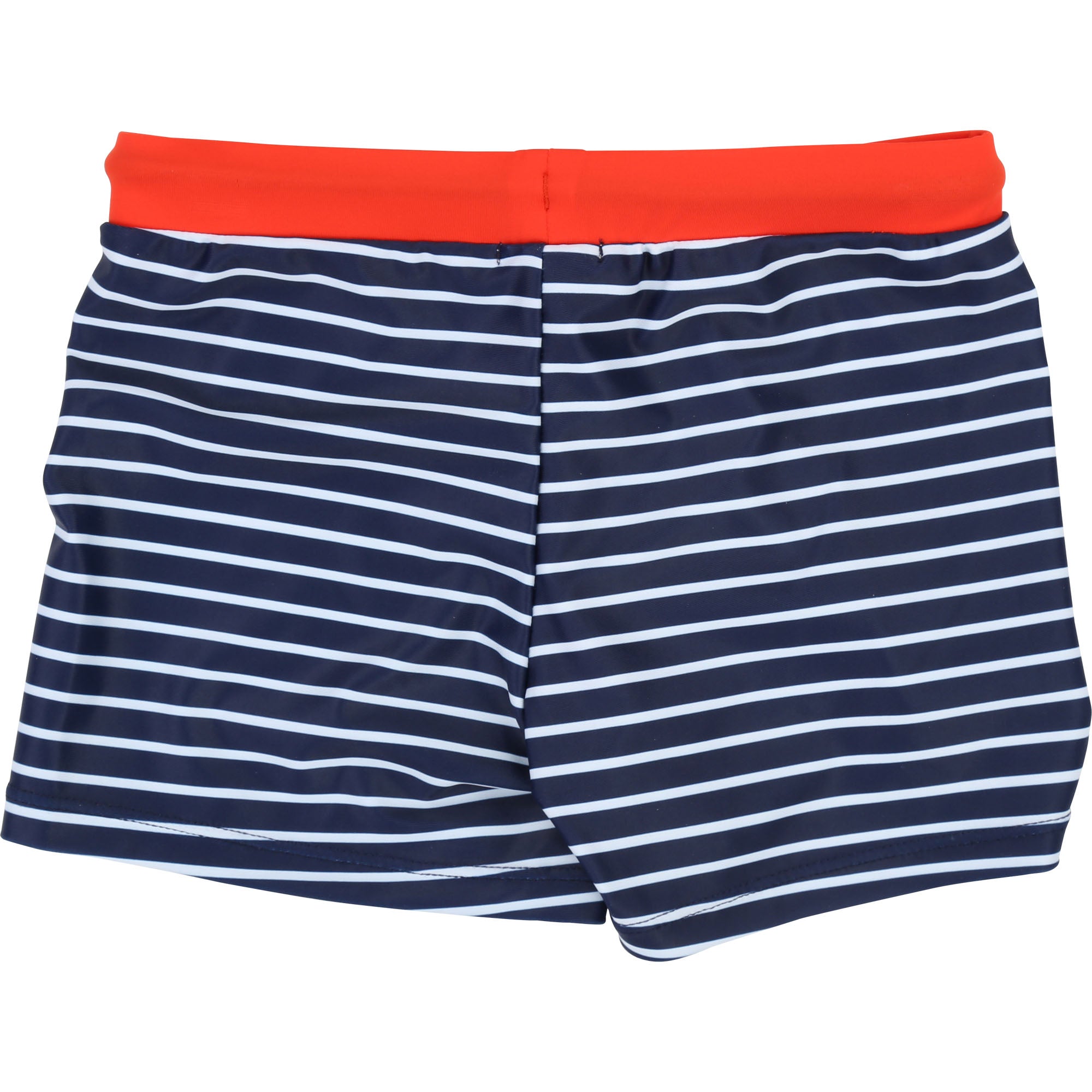 Boys Blue & White Striped Swimming Shorts