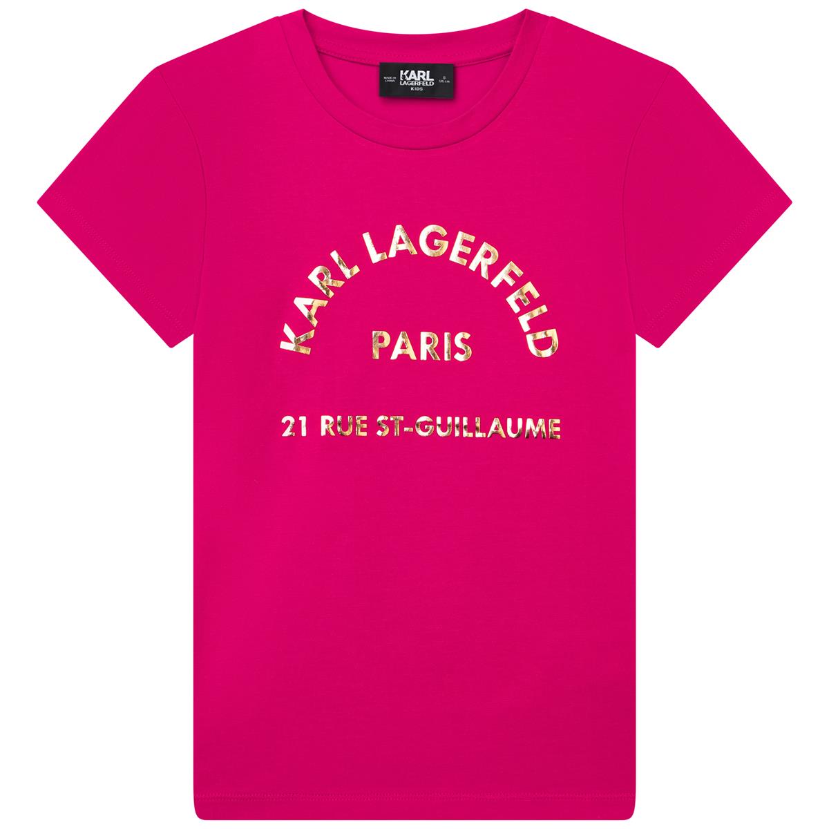 T-shirts roses garçon et fille