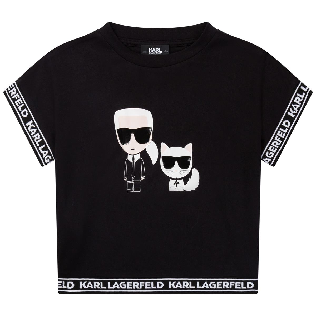 T-shirts noirs garçons et filles