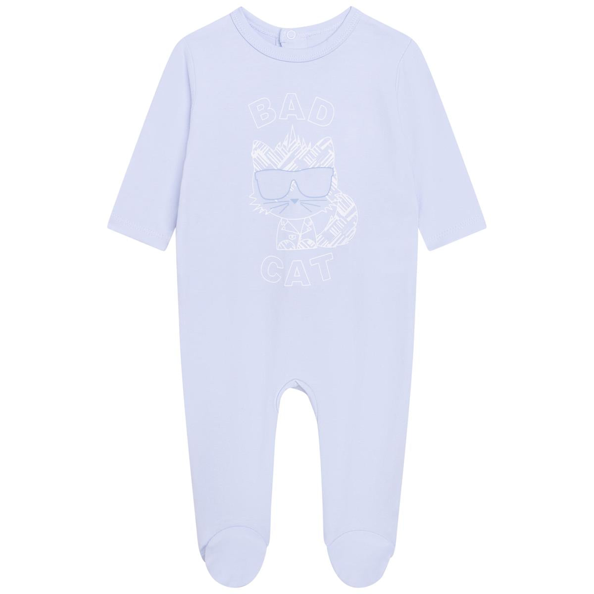 Barboteuse bleue pour bébés garçons et filles