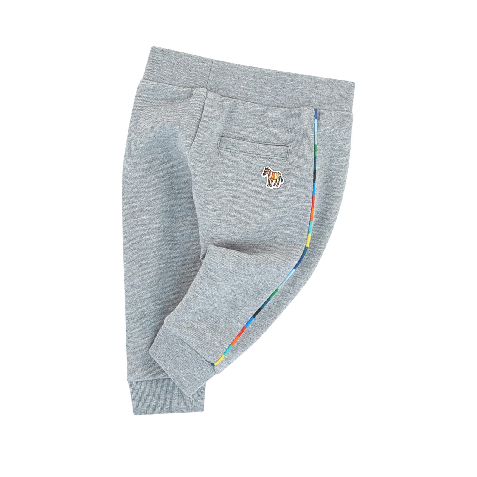 Baby Boys Marl Grey Cotton Trousers