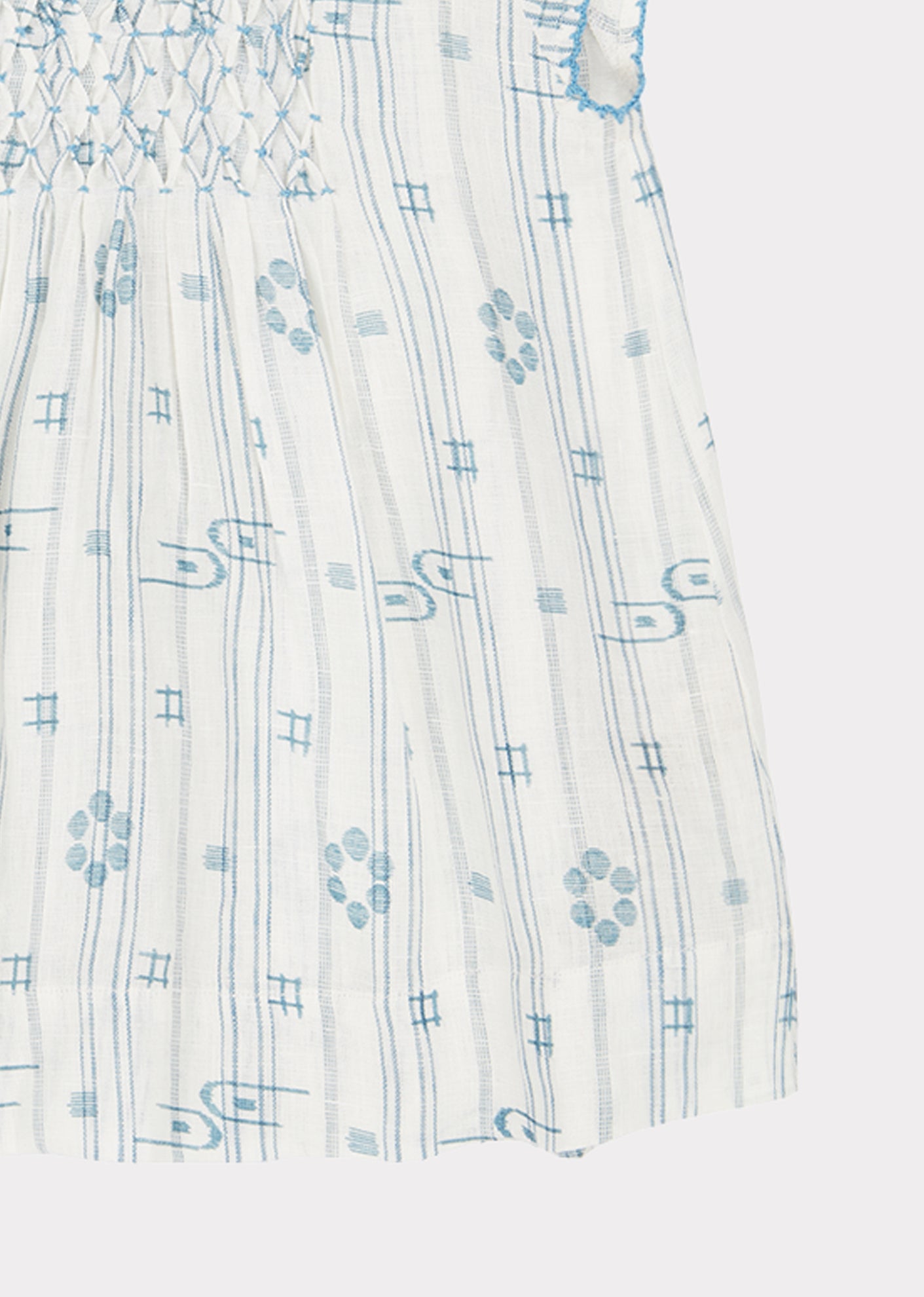 Robe bleu clair pour petites filles