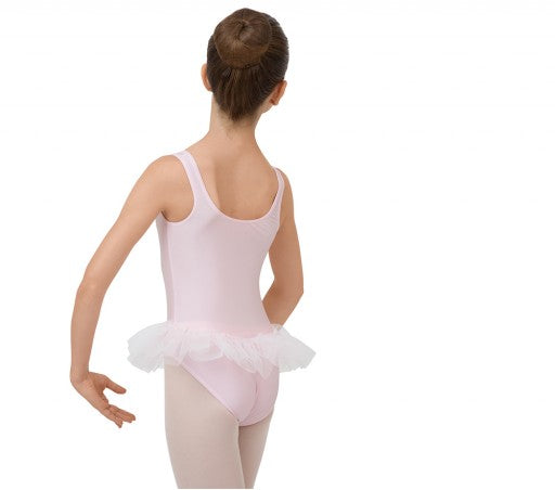 Justaucorps de ballet rose clair pour filles