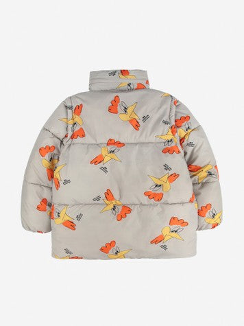 Boys & Girls Beige Padded Jacket