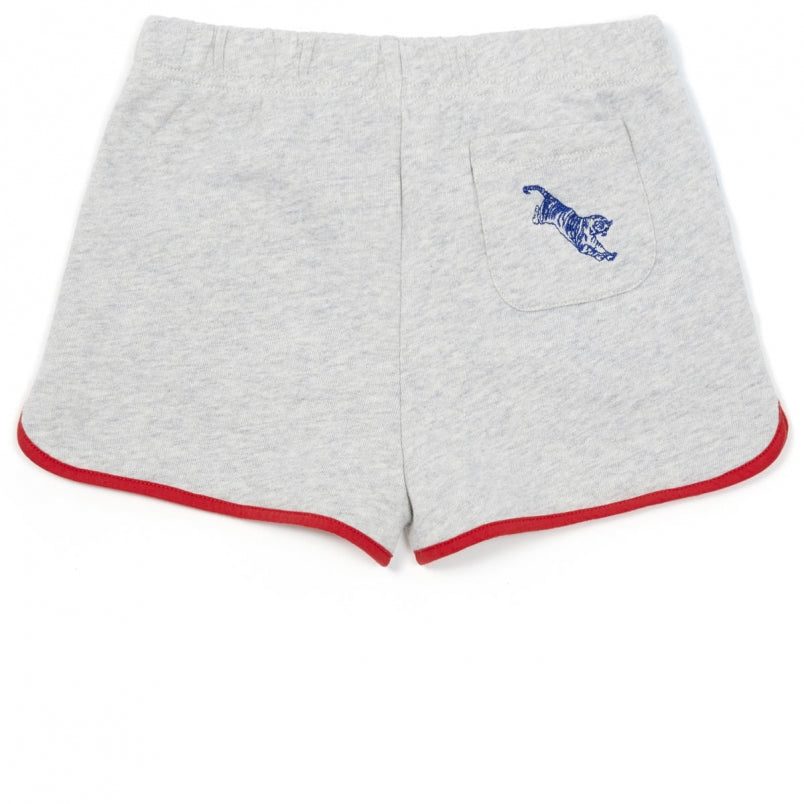 Boys Grey Cotton Shorts