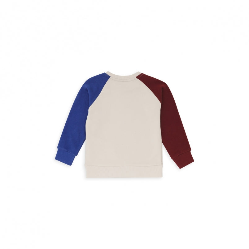 Boys Off White Cotton Logo Sweatshirt