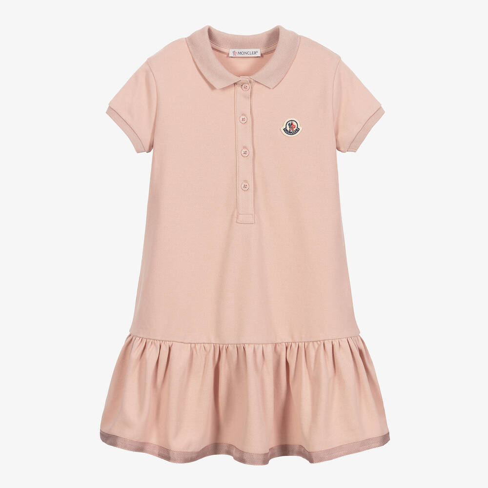 Girls Pale Pink Cotton Dress