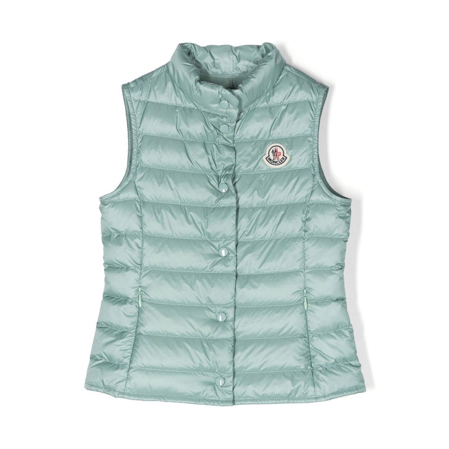 Girls Light Green "LIANE" Padded Down Gilet