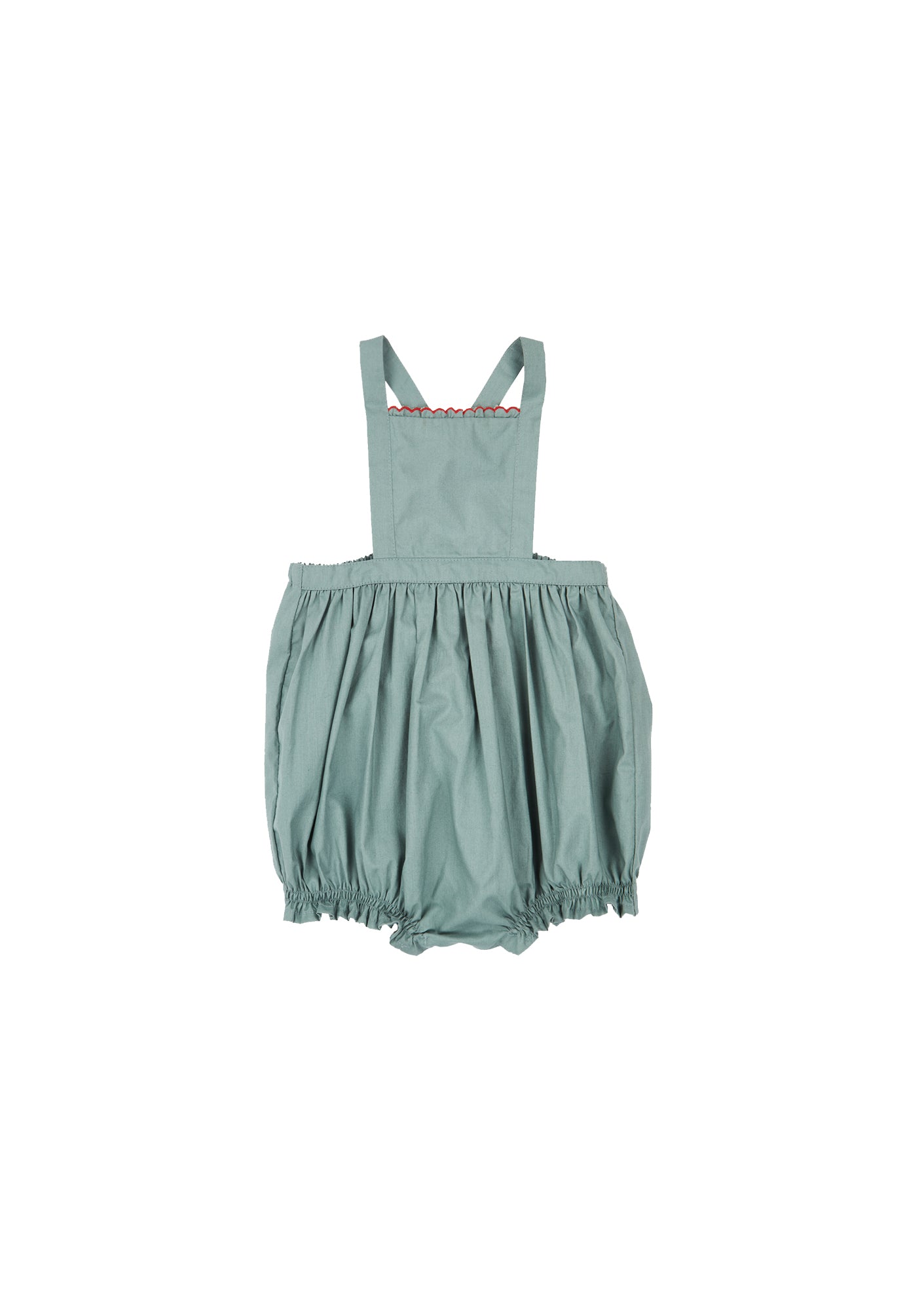 Baby Girls Cyan Cotton Shorts