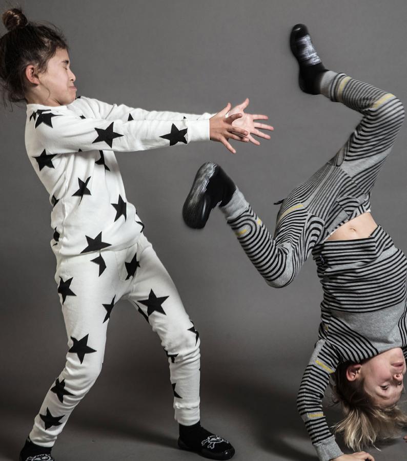 Boys & Girls White Star Cotton Set