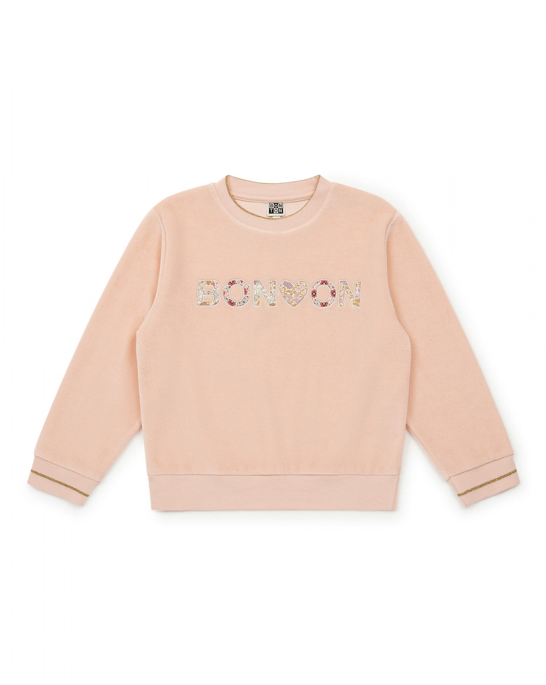 Boys & Girls Pink Cotton Swearshirts