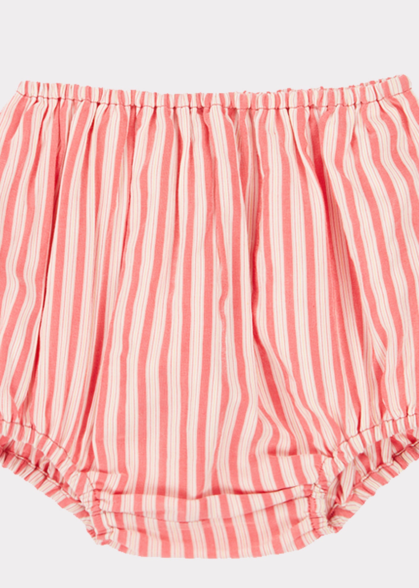 Baby Girls Pink Striped Bloomers