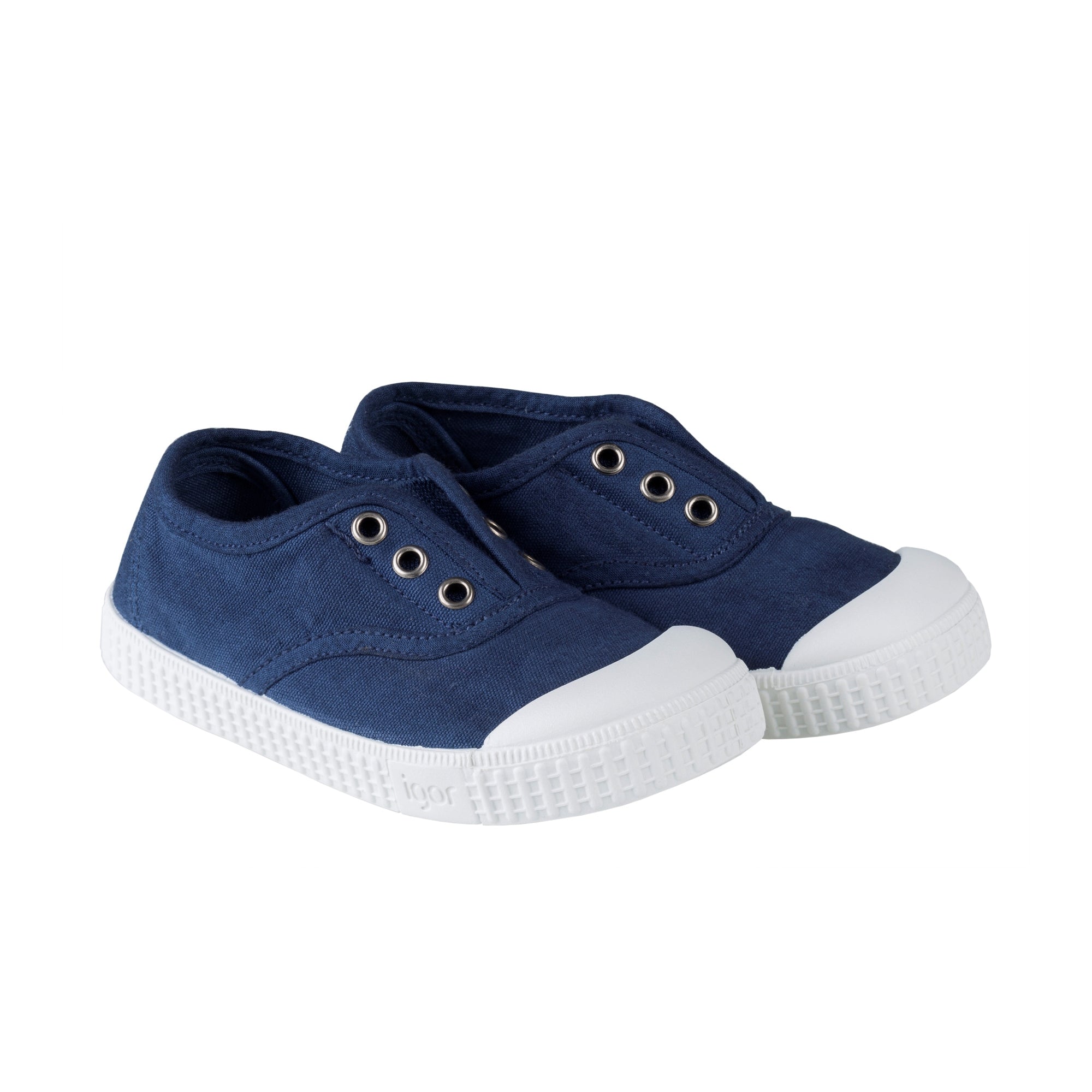 Boys Dark Blue Cotton Shoes