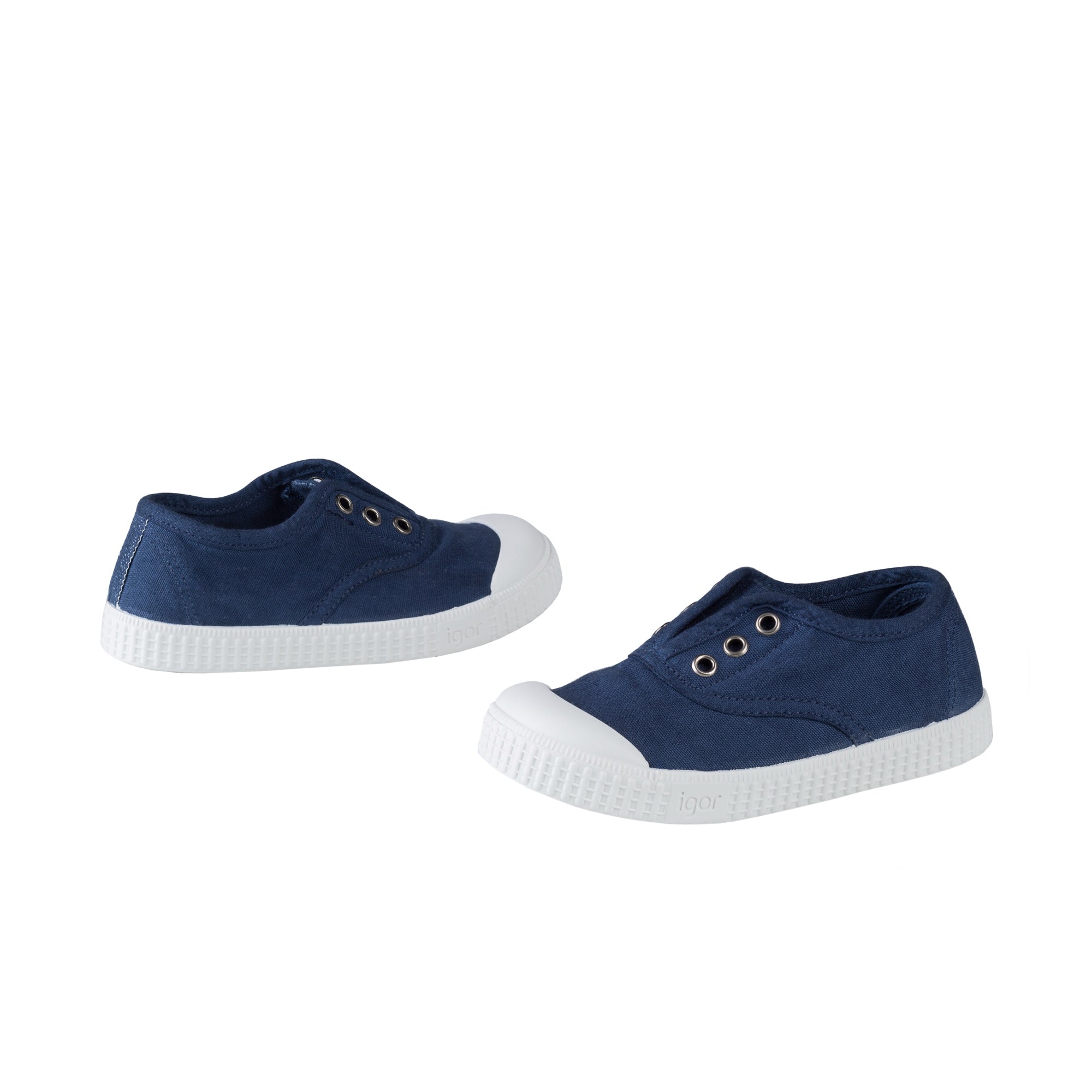 Boys Dark Blue Cotton Shoes