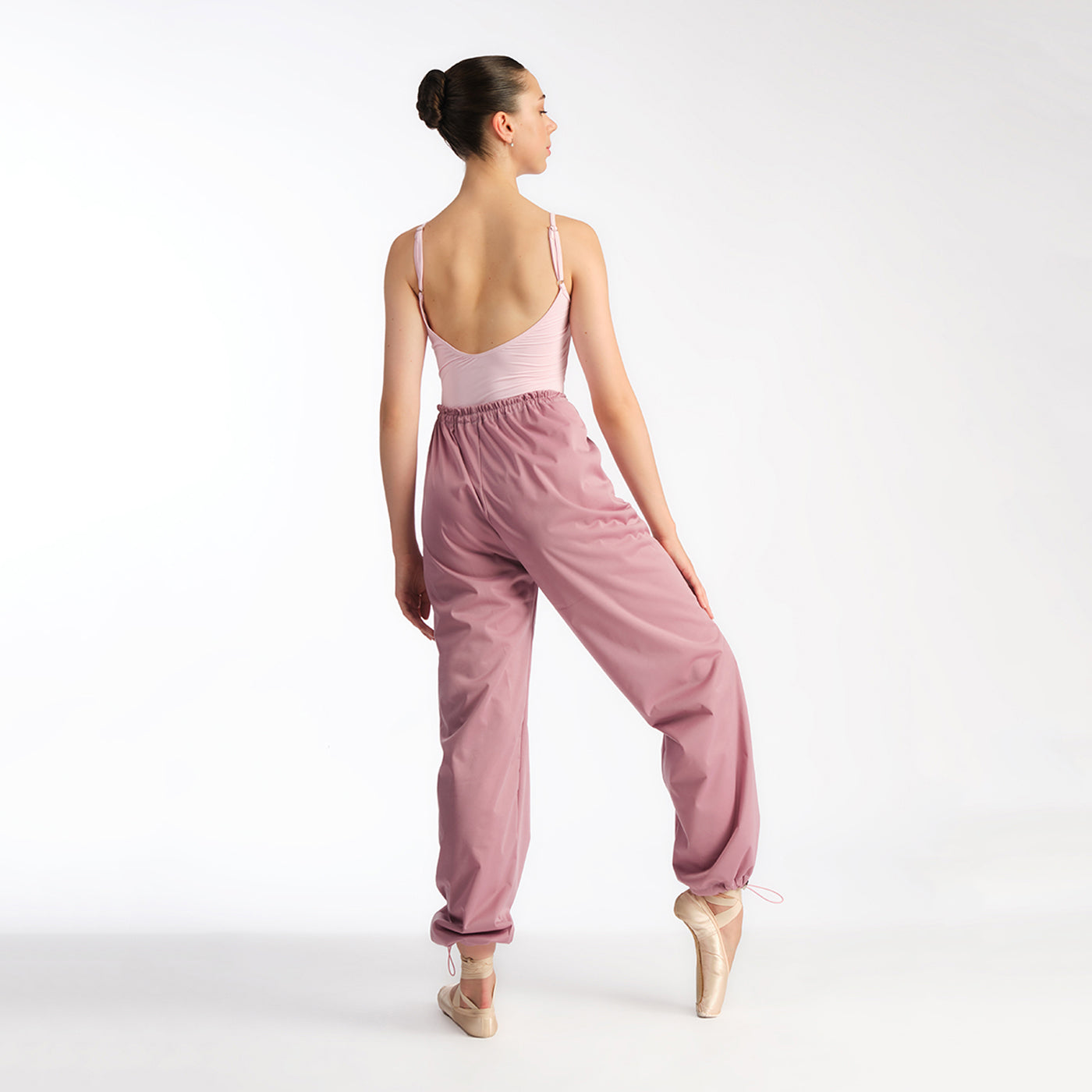 Women Pink Ballet Warm-Up Trousers(0405/Dusty Pink)