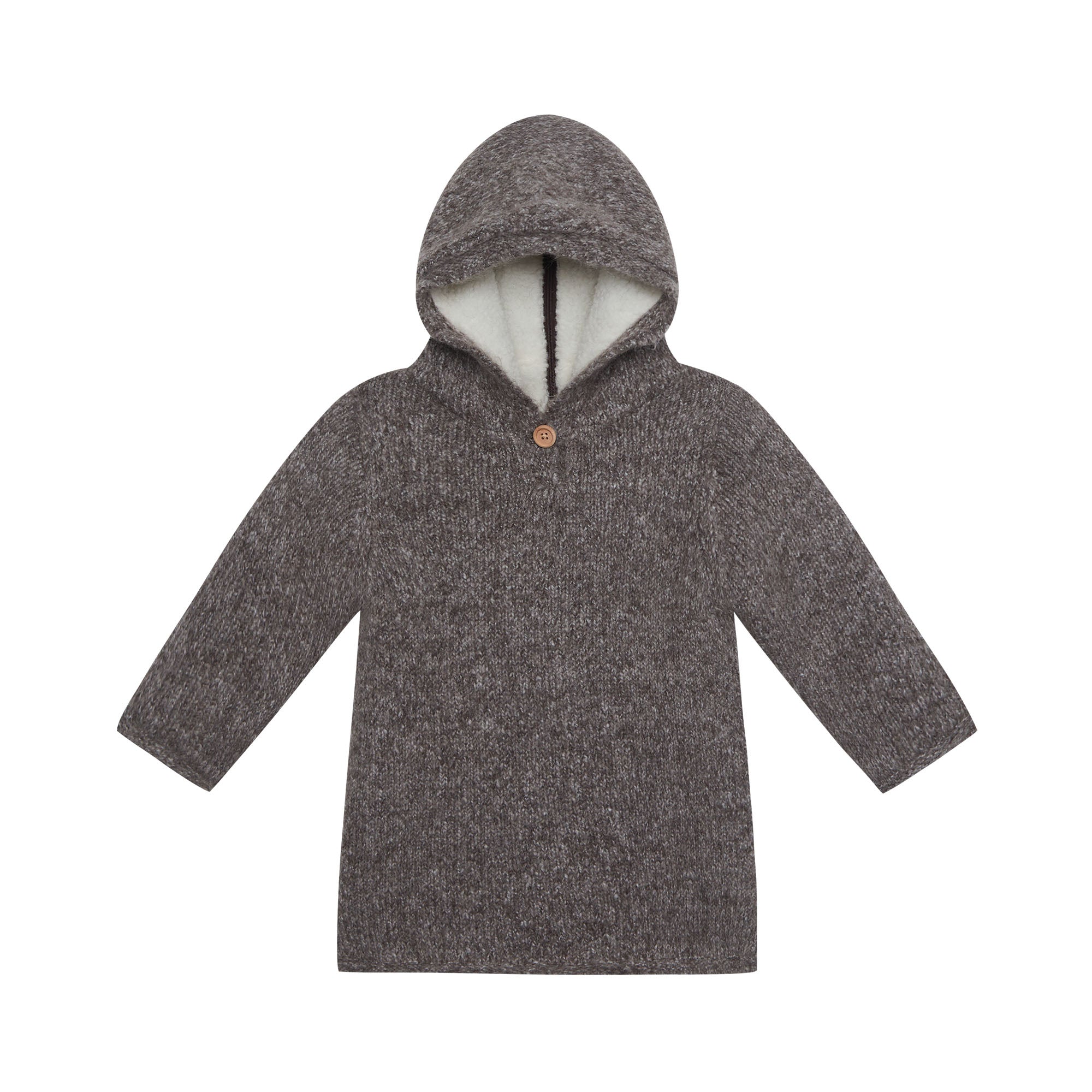 Baby Boys & Girls Brown Hooded Sweater