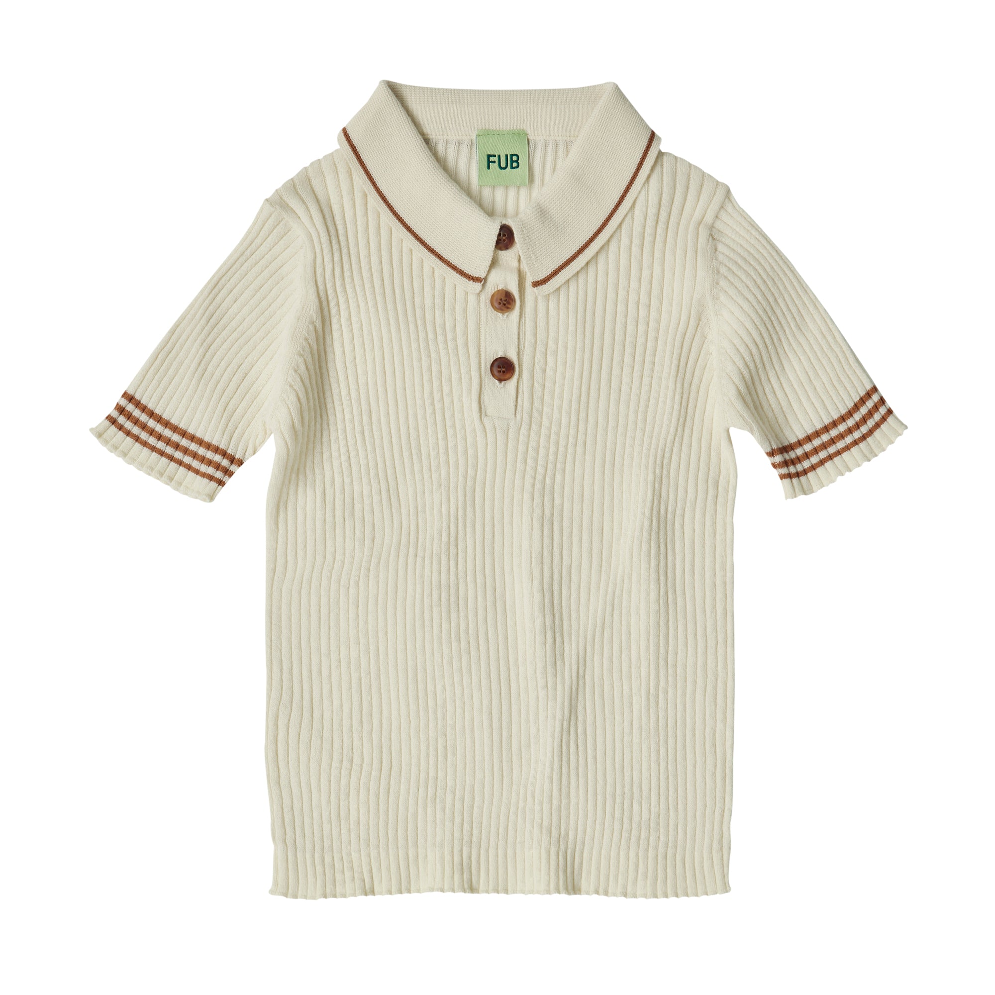 Boys & Girls White Cotton Polo Shirt
