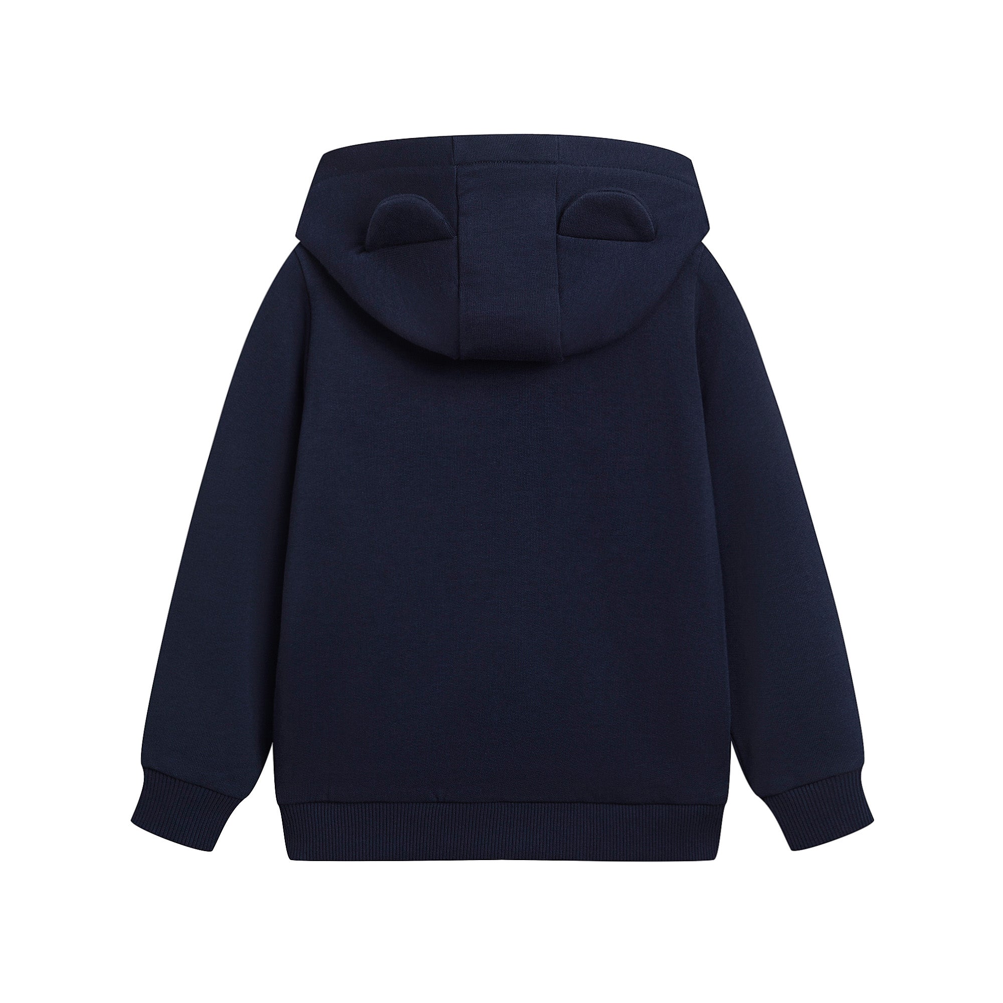 Baby Boys & Girls Navy Cotton Zip-Up Set