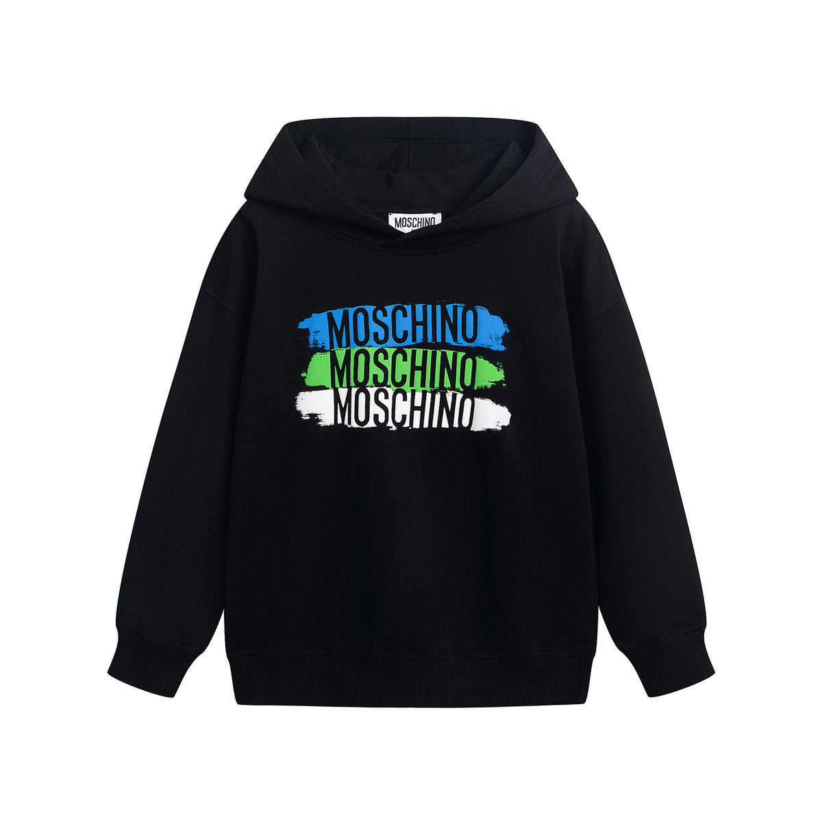 Boys & Girls Black Logo Cotton Set