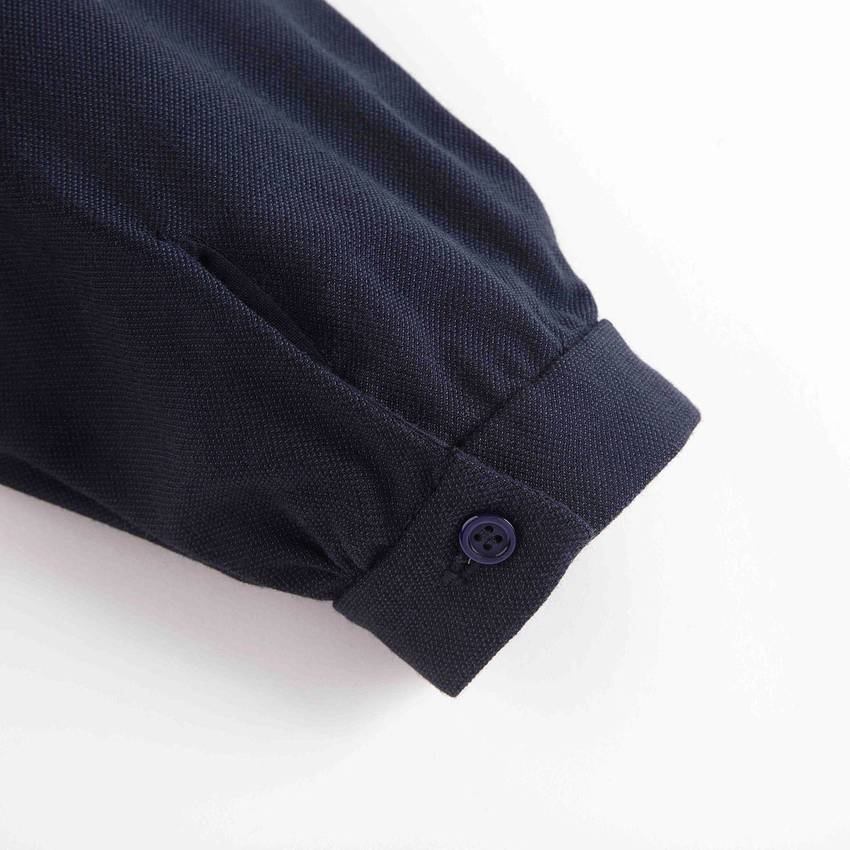 Girls Navy Beads Cherry Logo Dress