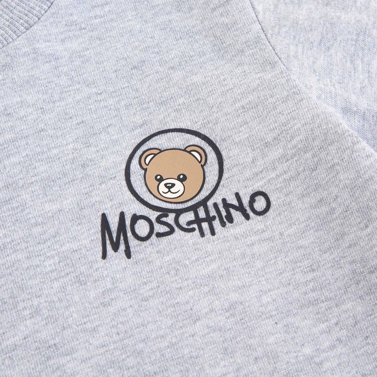 Baby Boys & Girls Grey Cotton T-Shirt