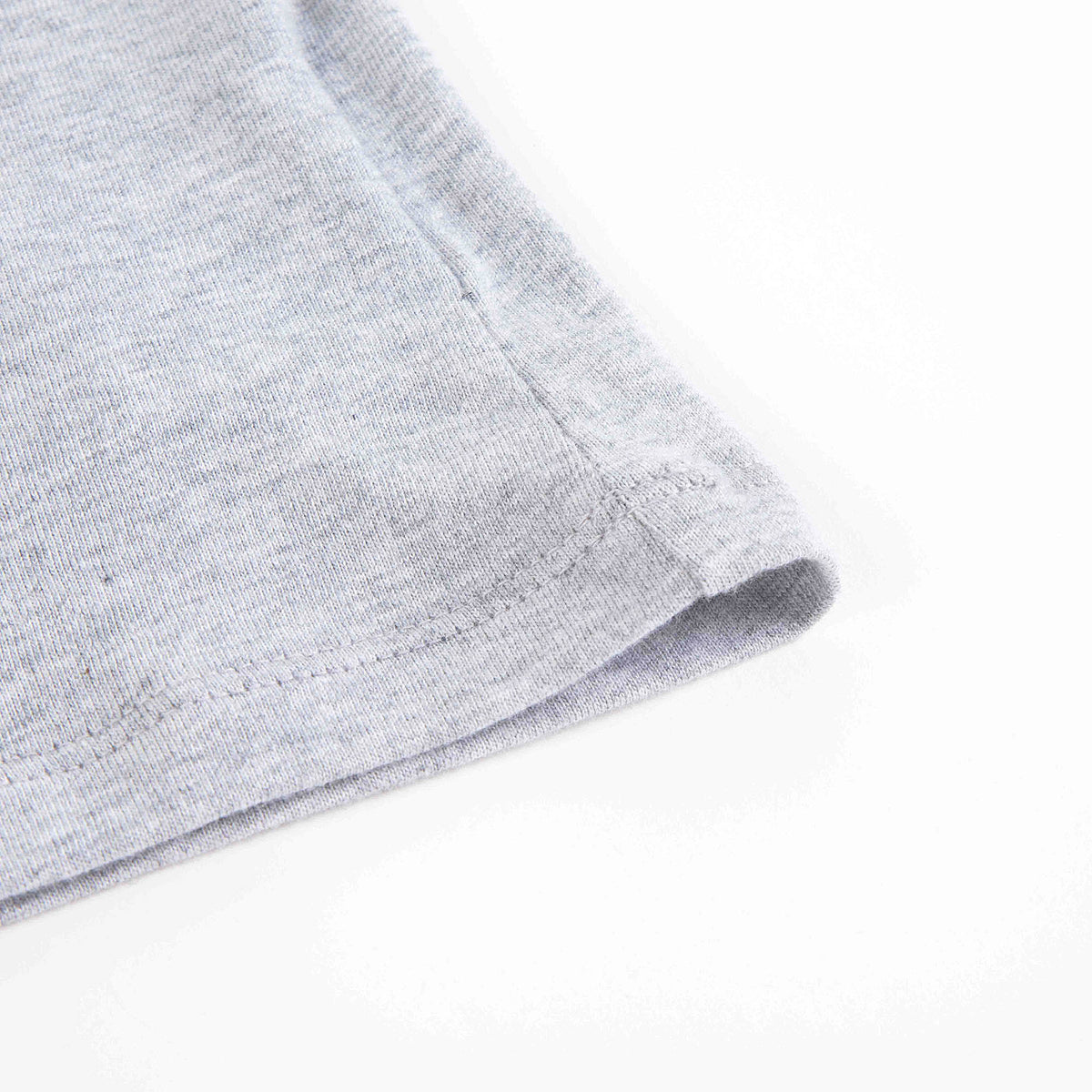 Baby Boys & Girls Grey Cotton T-Shirt