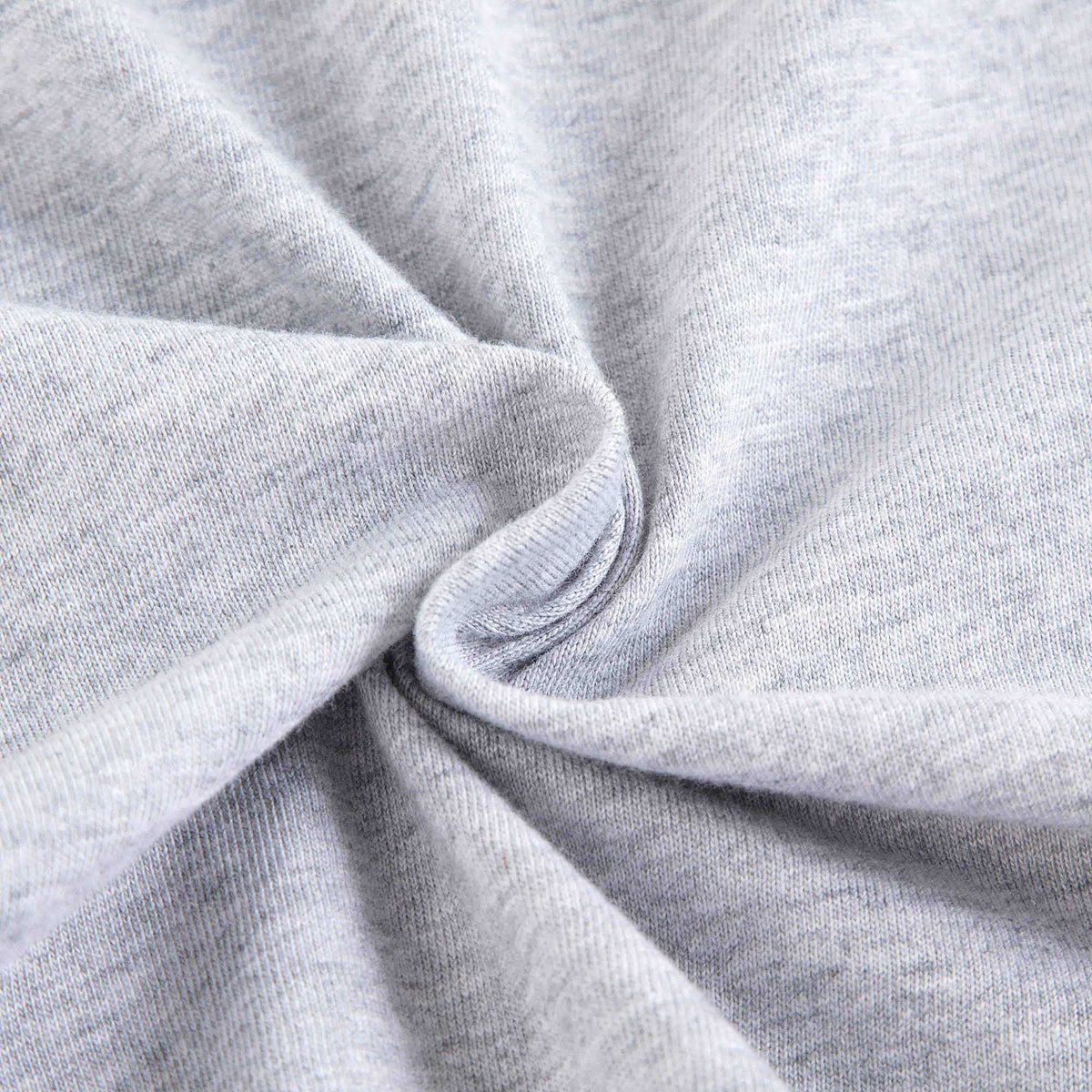 Baby Boys & Girls Grey Cotton T-Shirt