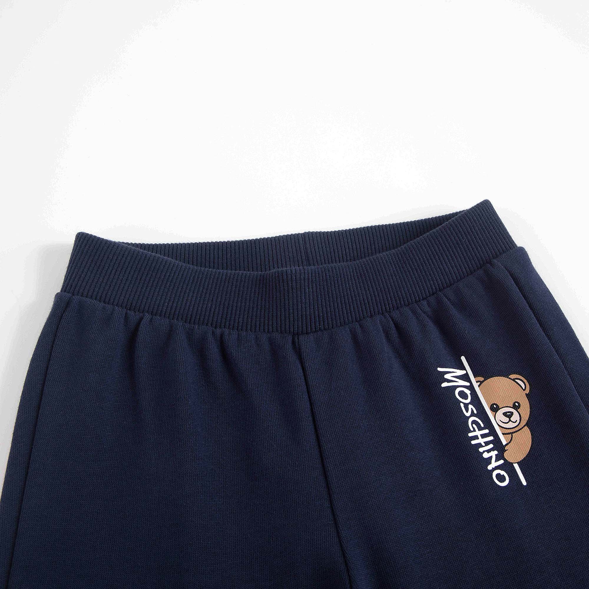 Baby Boys & Girls Navy Cotton Zip-Up Set