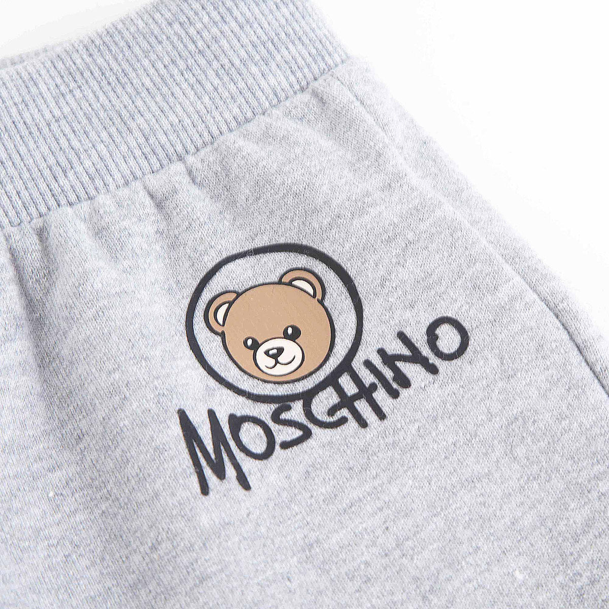 Baby Boys & Girls Grey Cotton Trousers