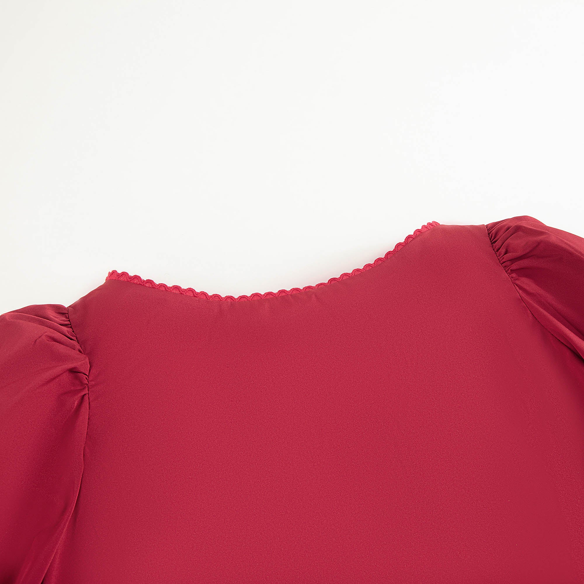 Girls Red Bow Dress