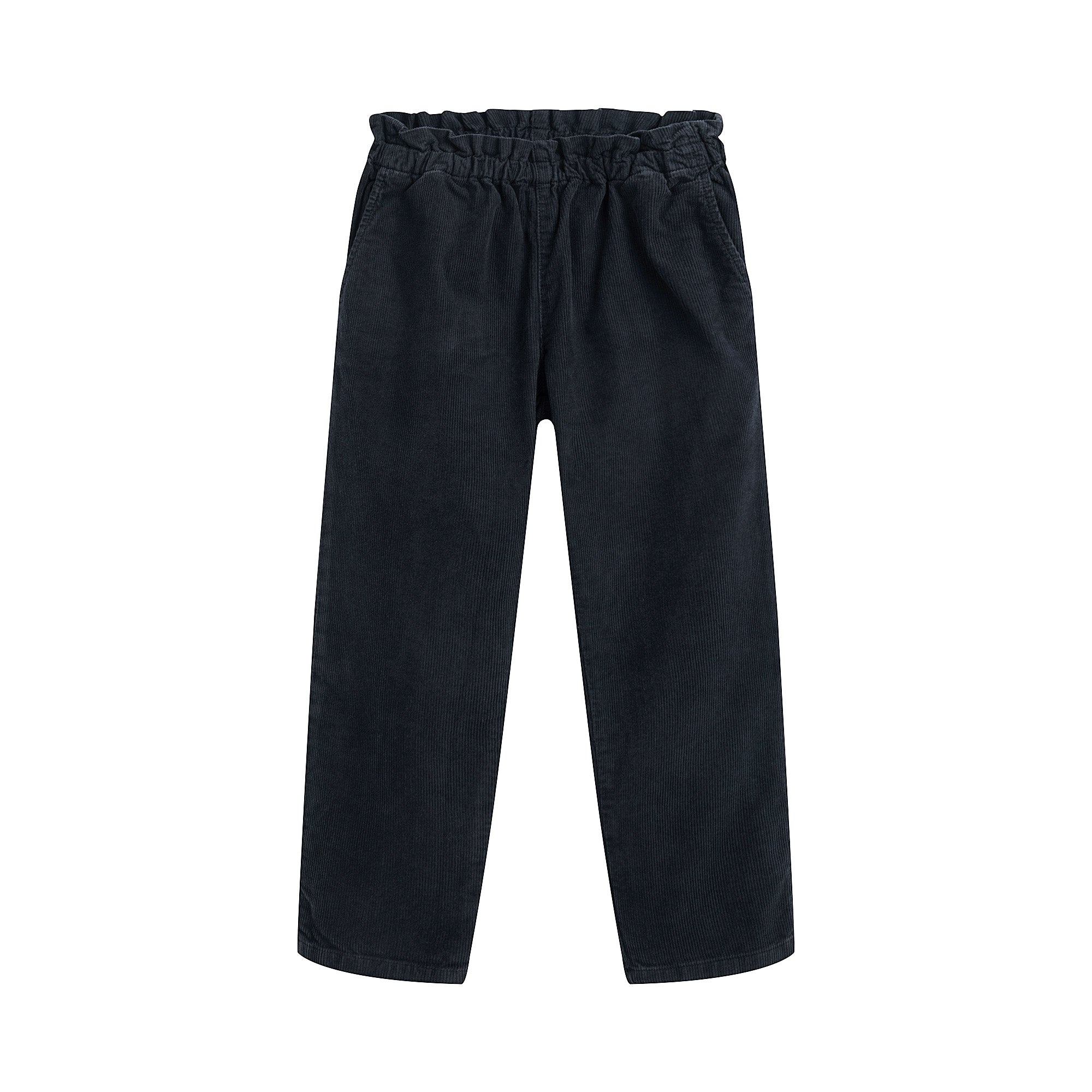 Girls Navy Corduroy Trousers