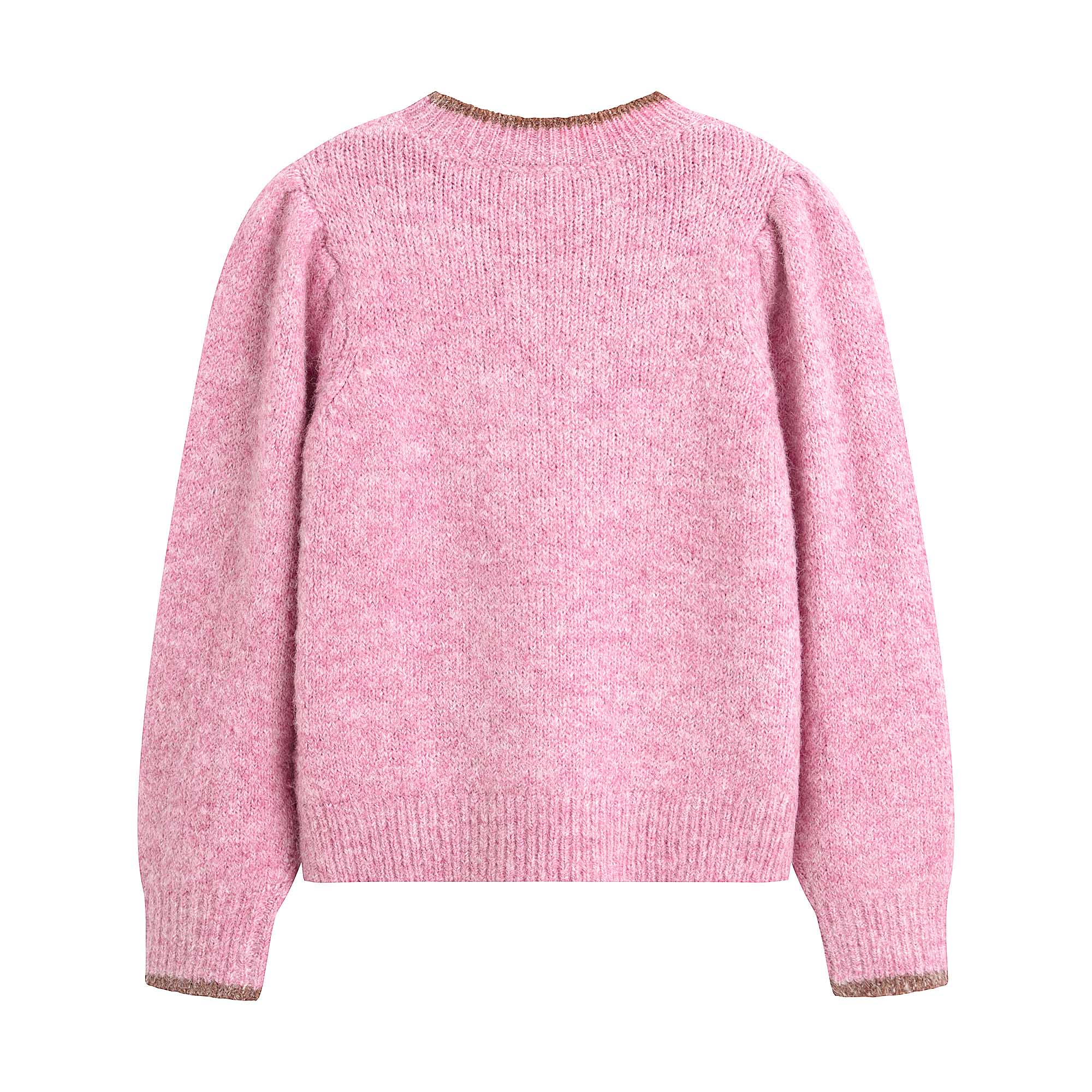 Girls Pink Knit Sweater