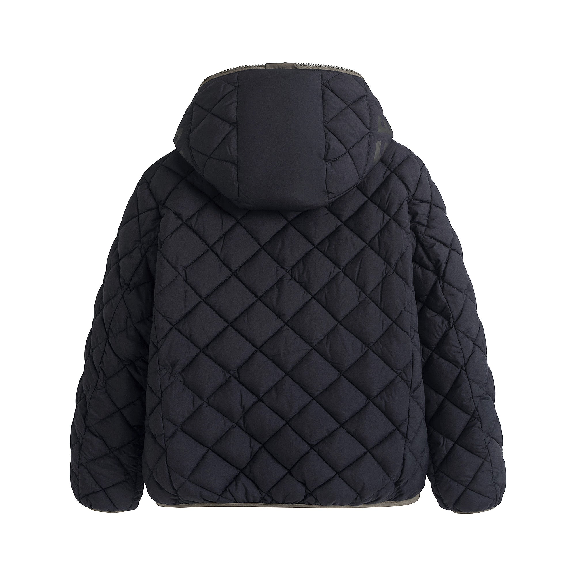 Boys & Girls Khaki Reversible Padded Jacket