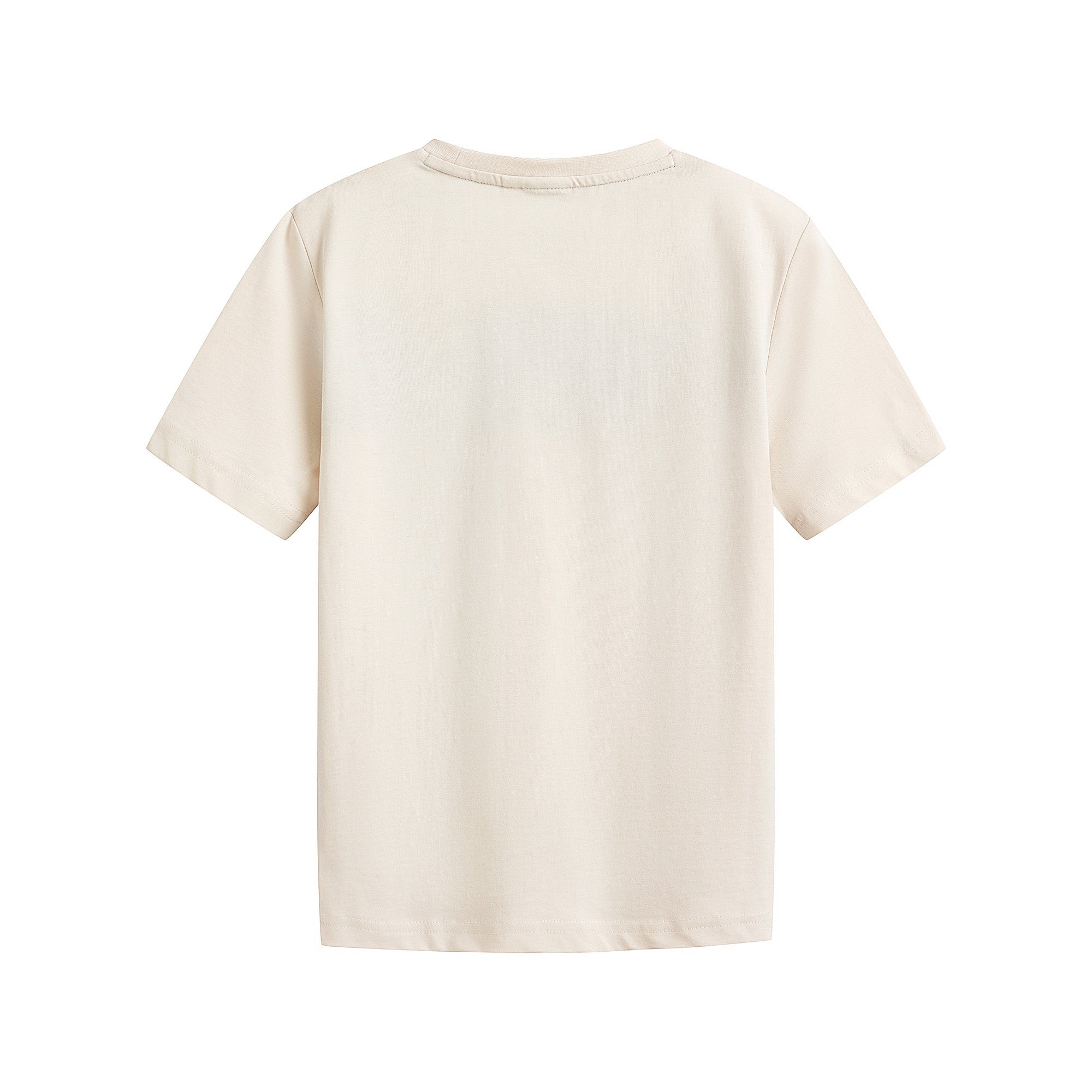 Boys Beige Logo Cotton Set