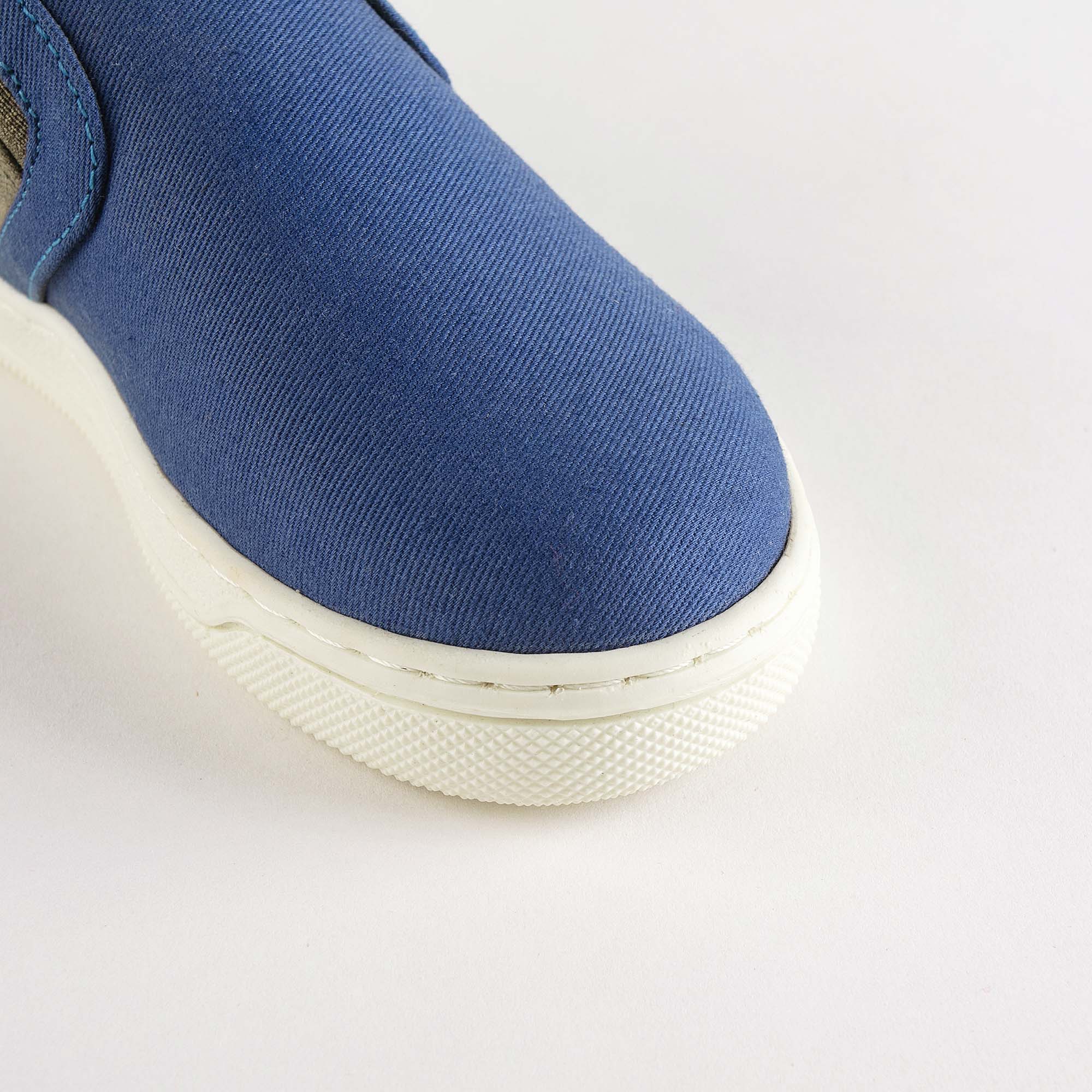 Boys & Girls Blue Cotton Shoes