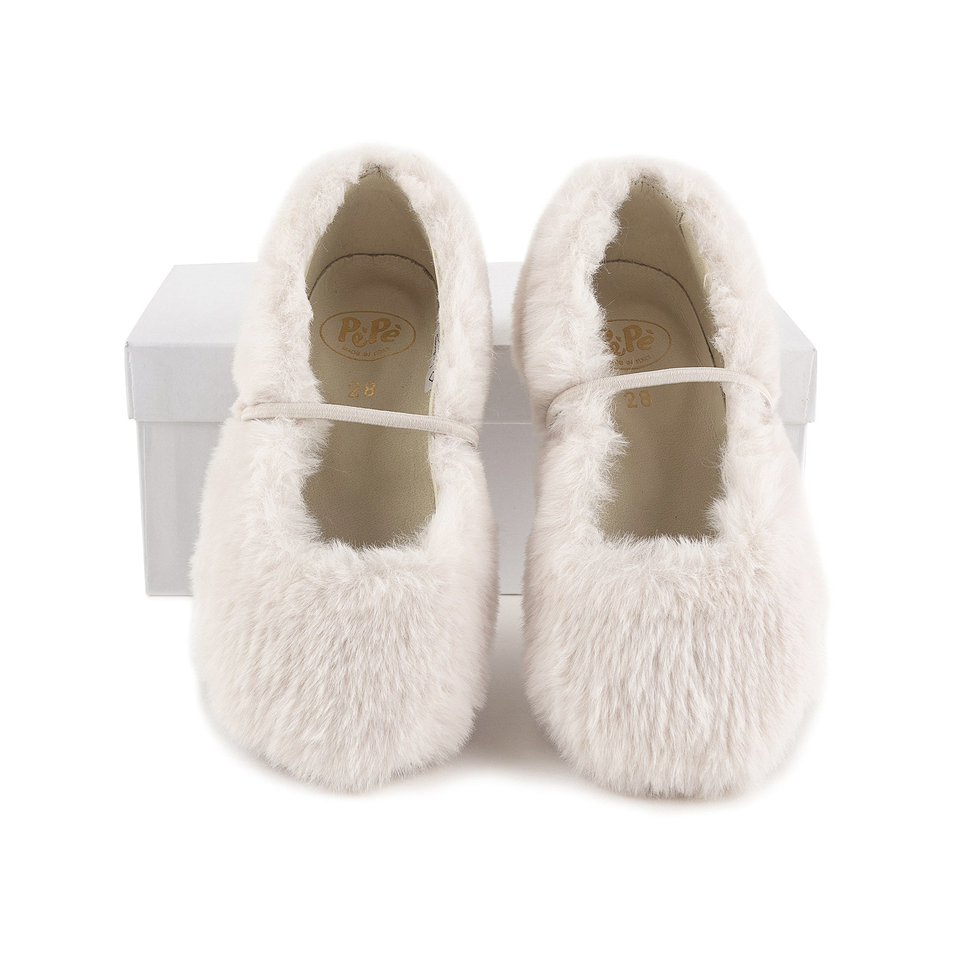 Girls Ivory Ballet Shoes