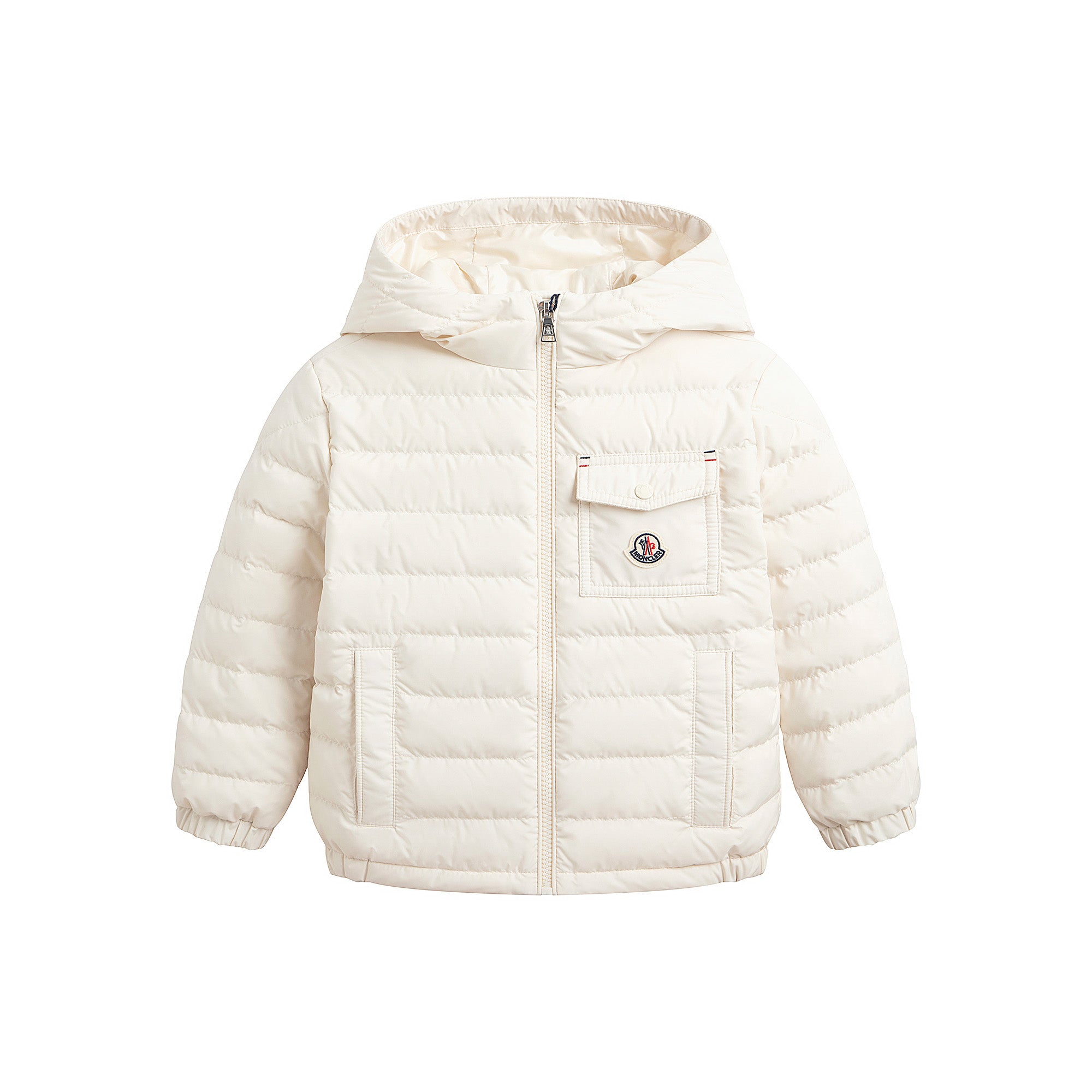 Boys White "QUILLON" Padded Down Jacket