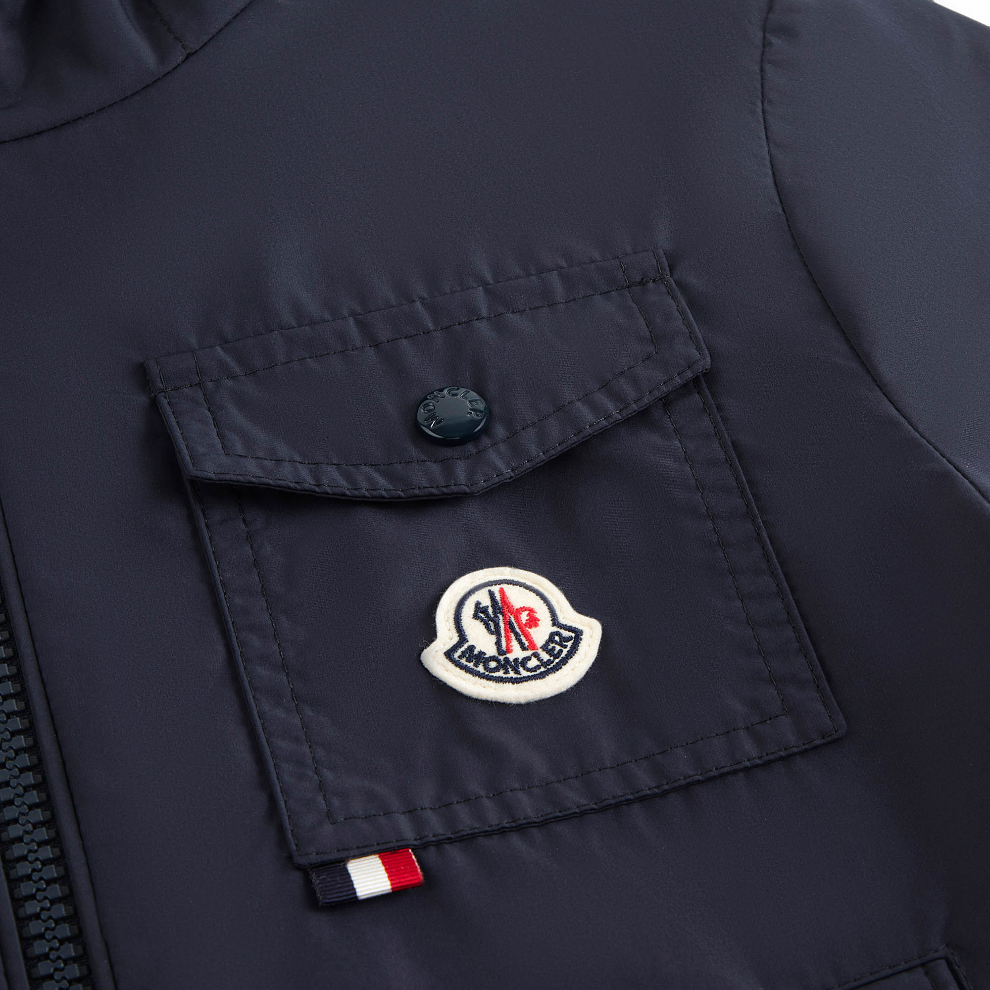 Boys Dark Blue "XAVIAN" Zip-Up Jacket