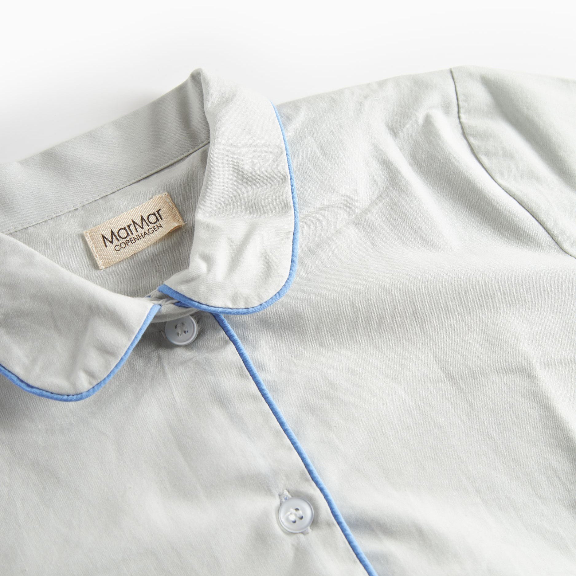 Boys & Girls Grey White Cotton Nightwear Set