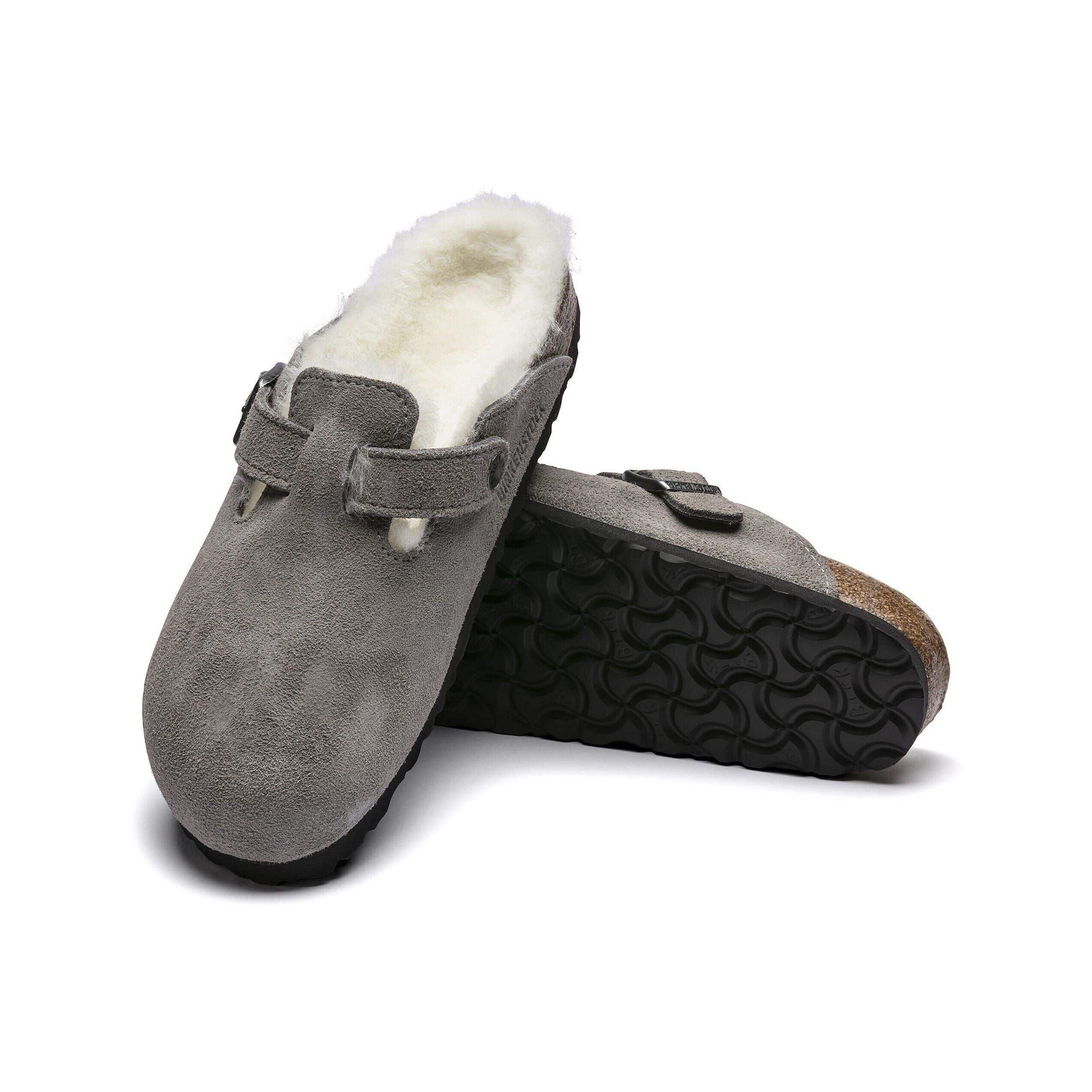 Adult Stone Grey Slippers