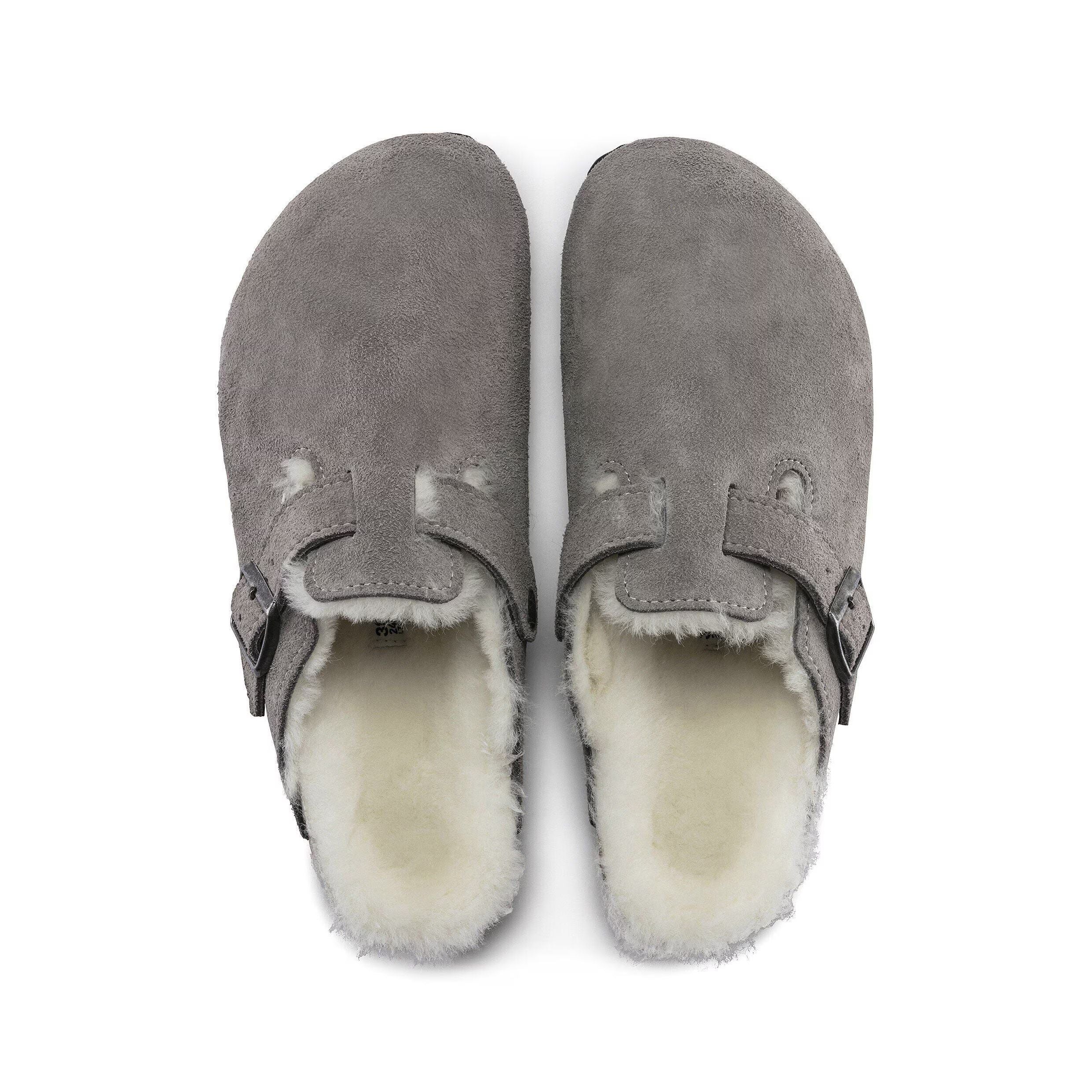 Adult Stone Grey Slippers