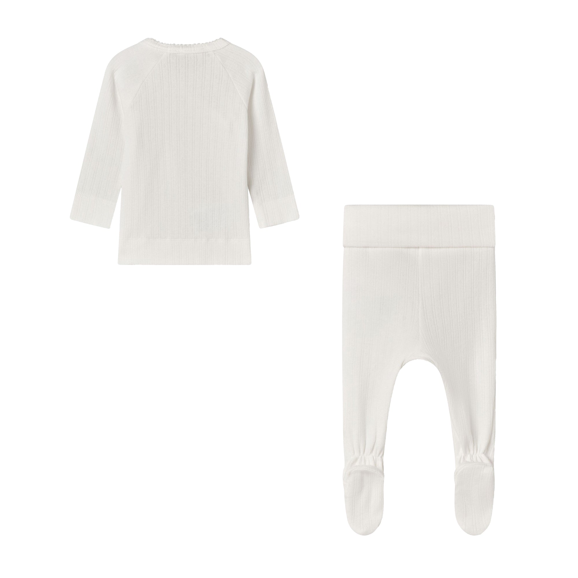 Baby Boys & Girls White Cotton Set