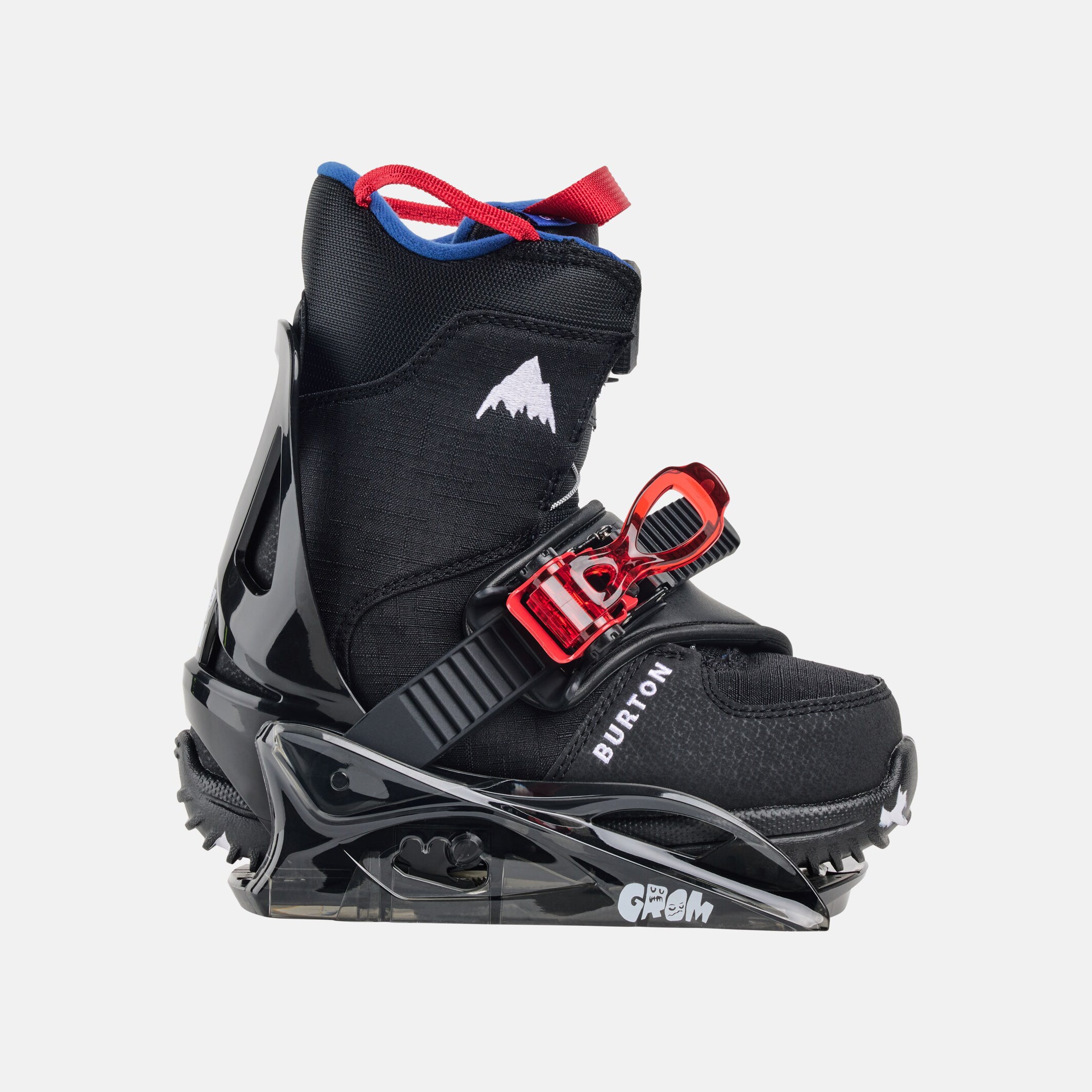 Boys & Girls Black "Grom Disc" Snowboard Bindings