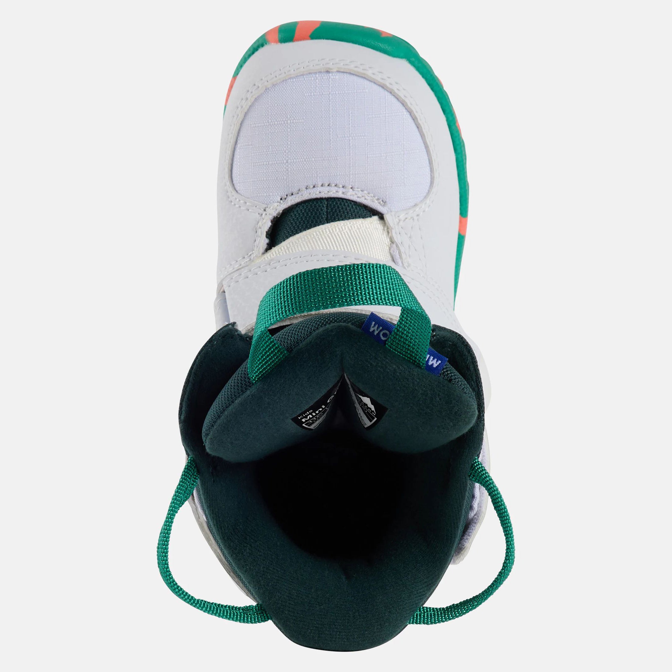 Boys & Girls White "Mini Grom" Snow Boots