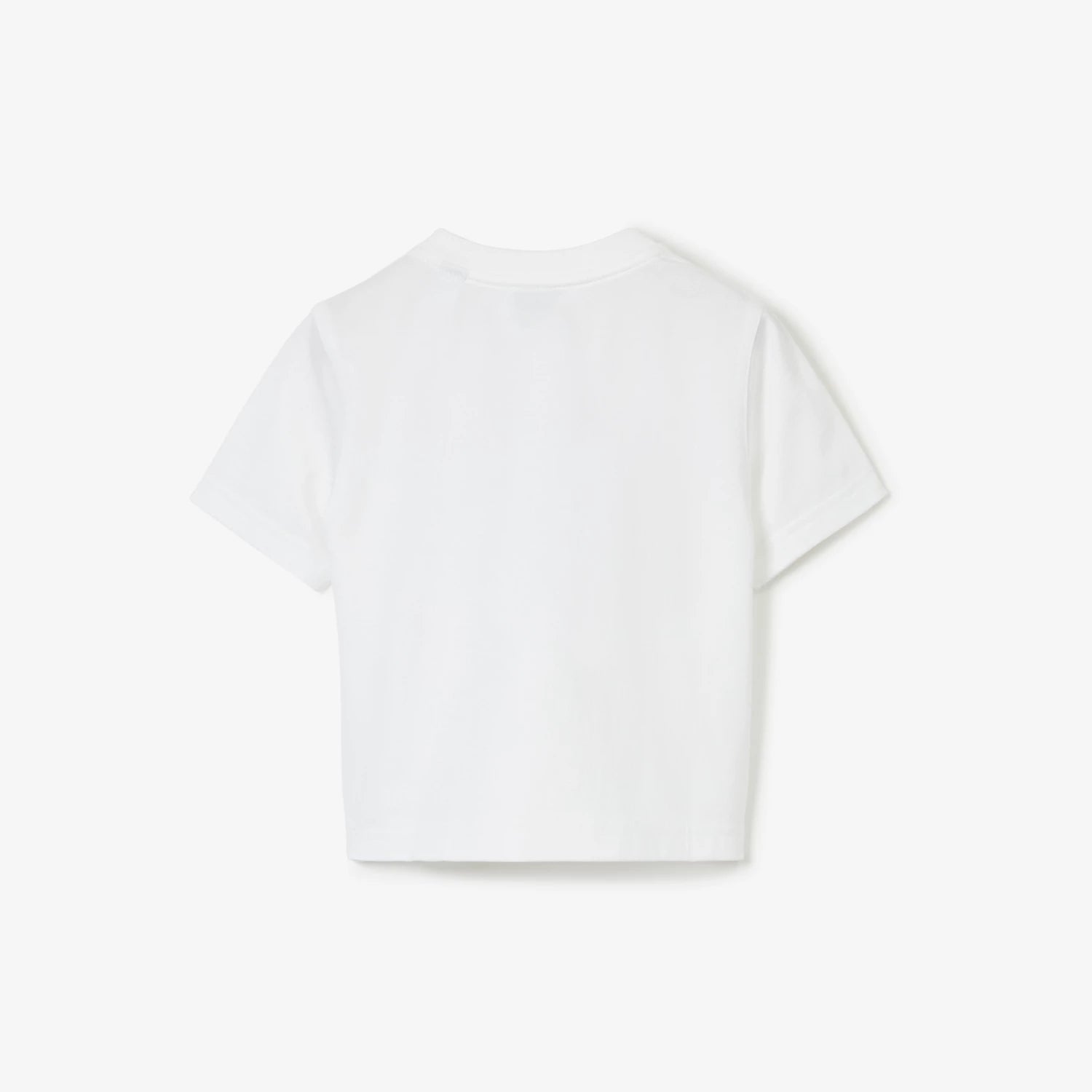 Baby Boys & Girls White Printed Cotton T-Shirt