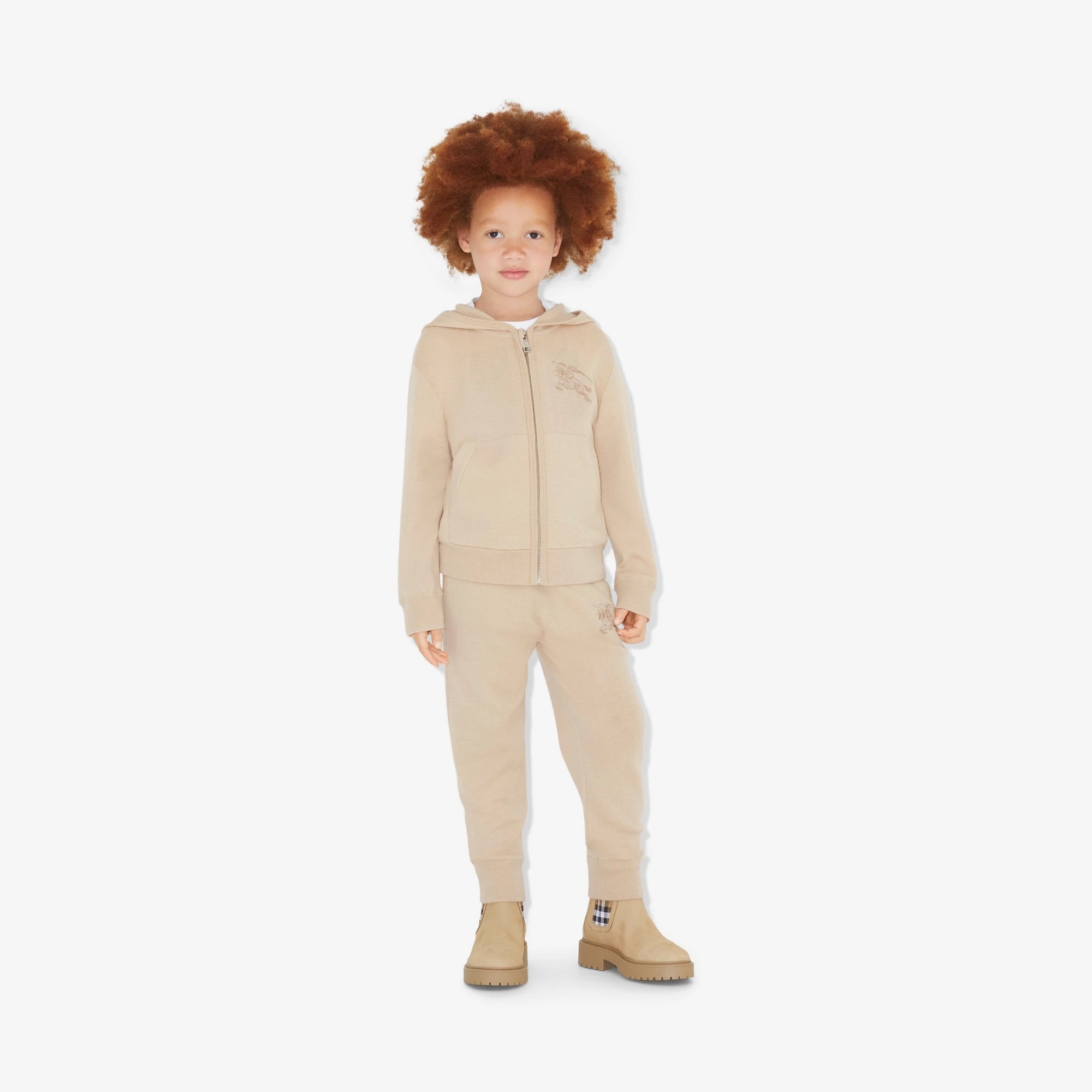 Boys & Girls Beige Cashmere Trousers