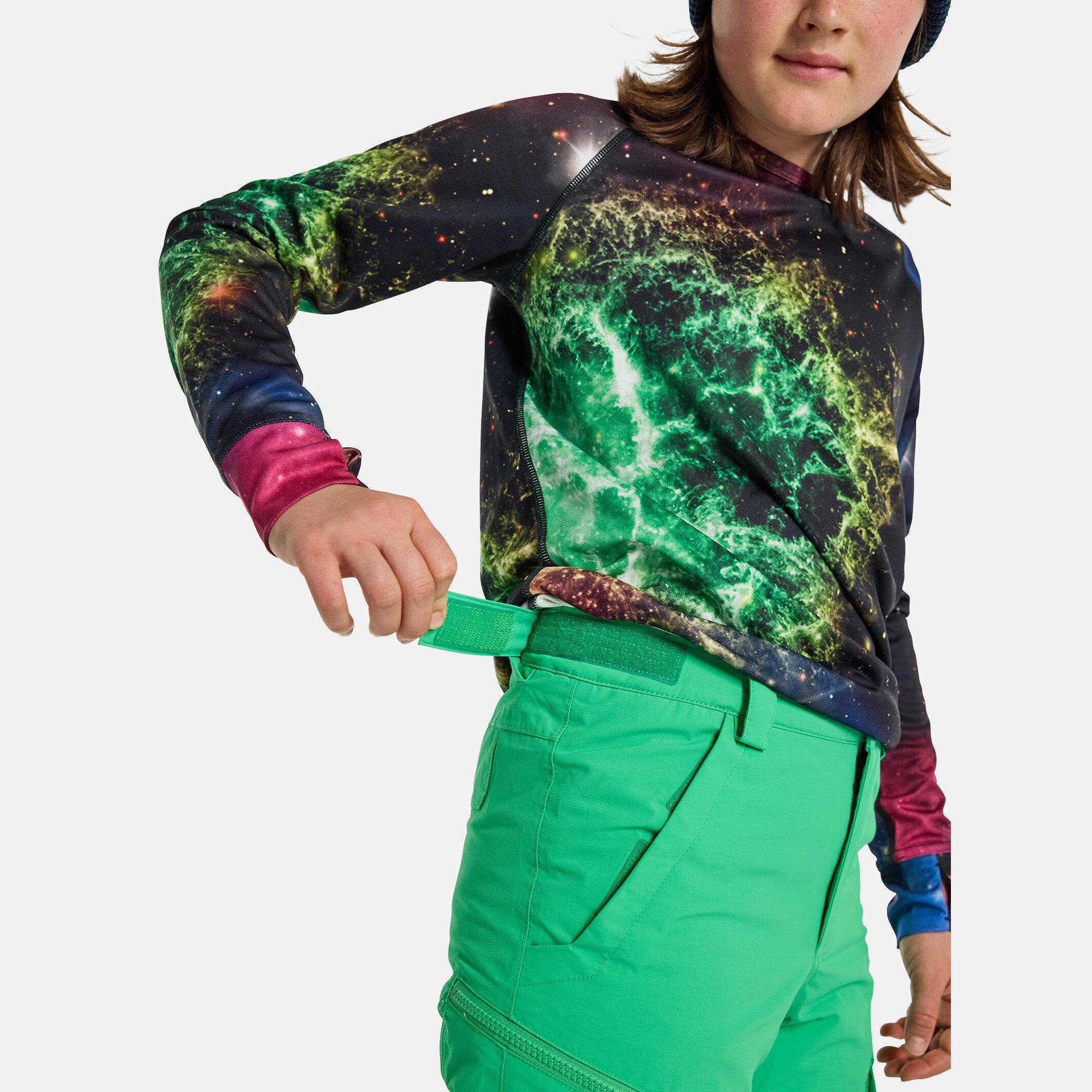 Boys & Girls Green Snow Trousers