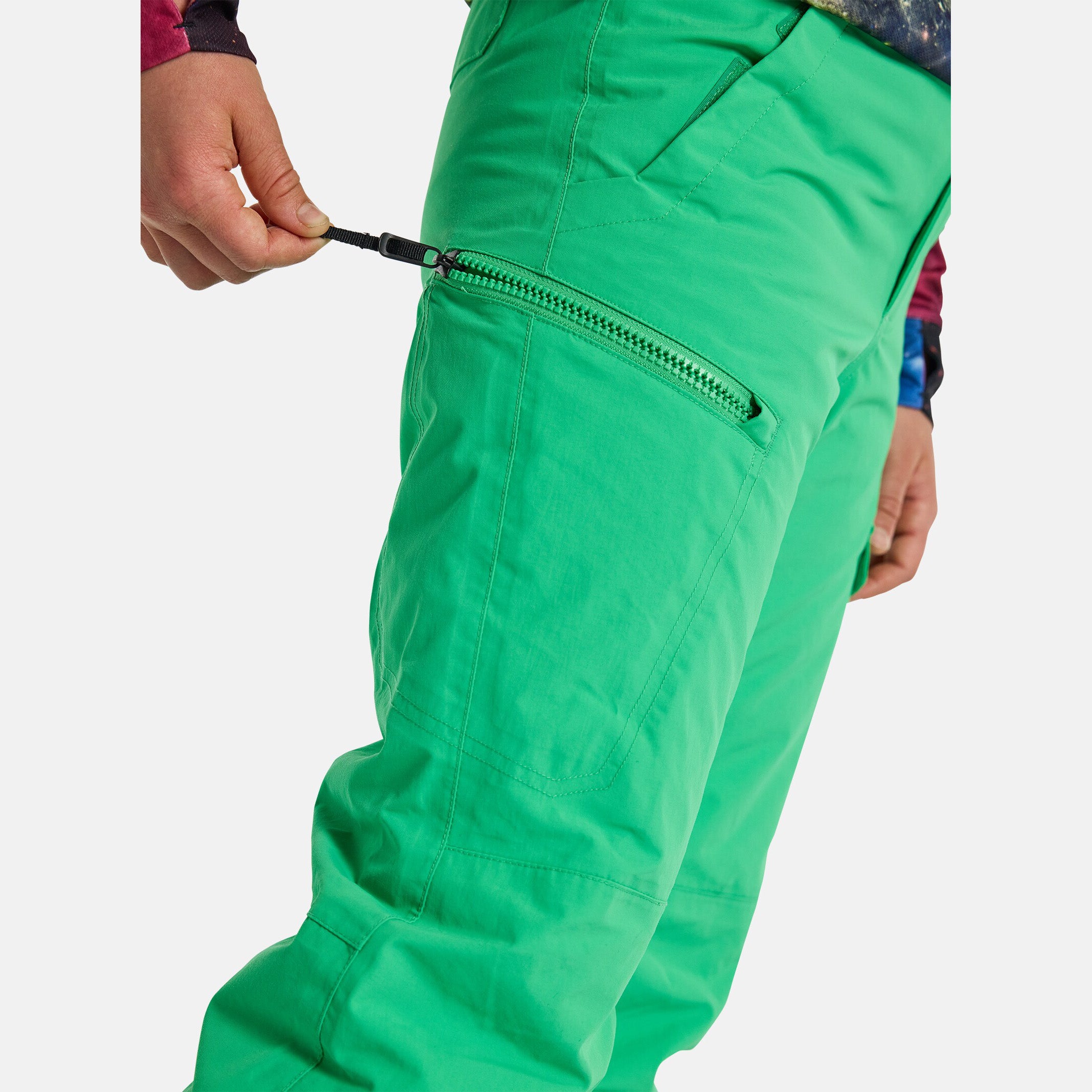 Boys & Girls Green Snow Trousers